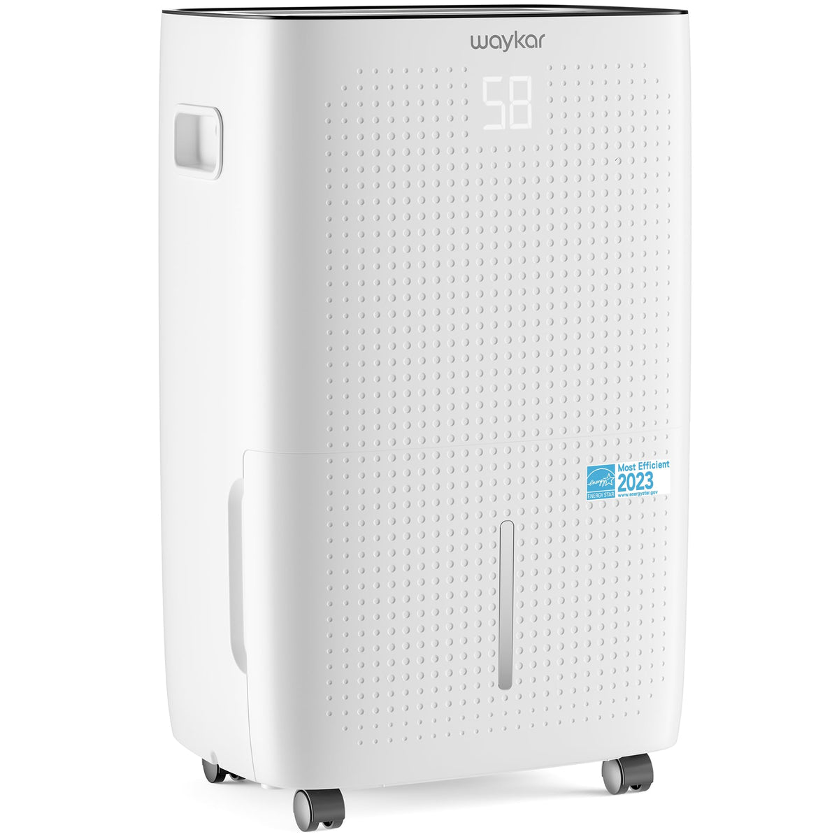 Waykar 150 Pints 7,000 Sq. Ft Energy Star Most Efficient Dehumidifier With Drain Hose For Commercial And Industrial Large Rooms,