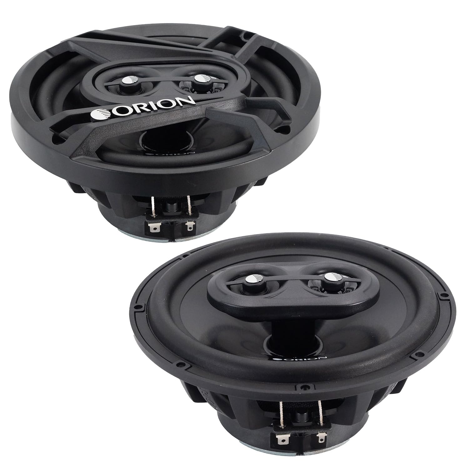 Orion Cobalt Series Cb653 6.5    3-Way Coaxial Car Speakers, 240W, 4 Ohms, Full Range, Enhanced Bass, Polypropylene Cone & Butyl