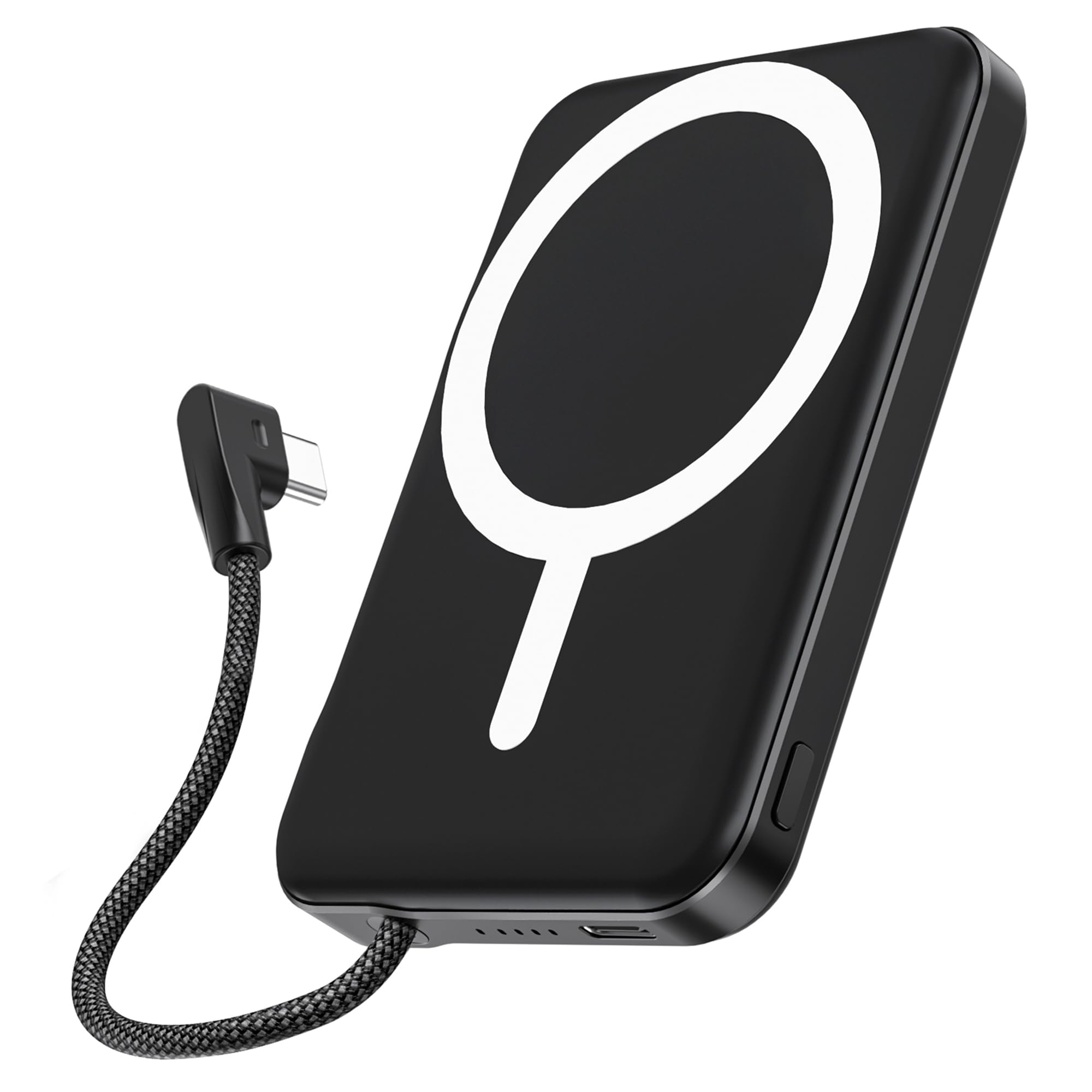 RociLife for Magsafe Power Bank 5000mAh, Slim Magnetic Portable Charger