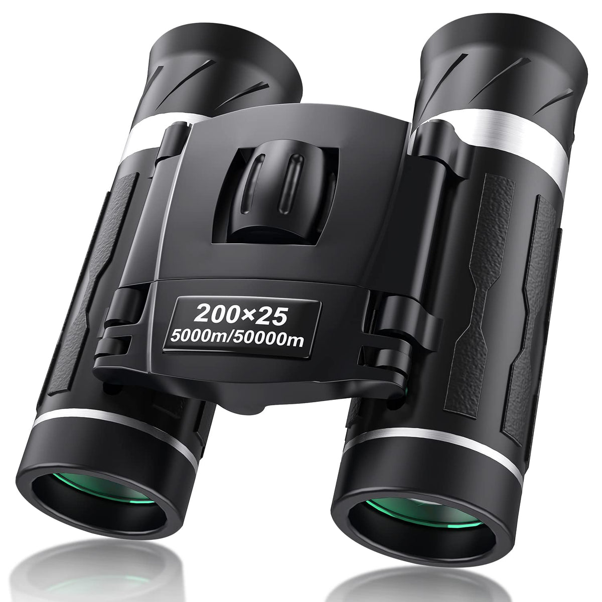 200X25 Compact Binoculars For Adults And Kids, High Powered Mini Pocket Binoculars, Waterproof Small Binoculars For Bird Watchin