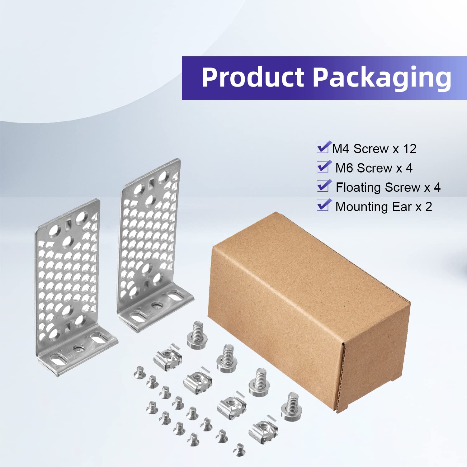 19'' Rack Mount Kit For Cisco Switches 2960 X/2960 Xr Series And 3650/3850 Series Universal Rack Ears