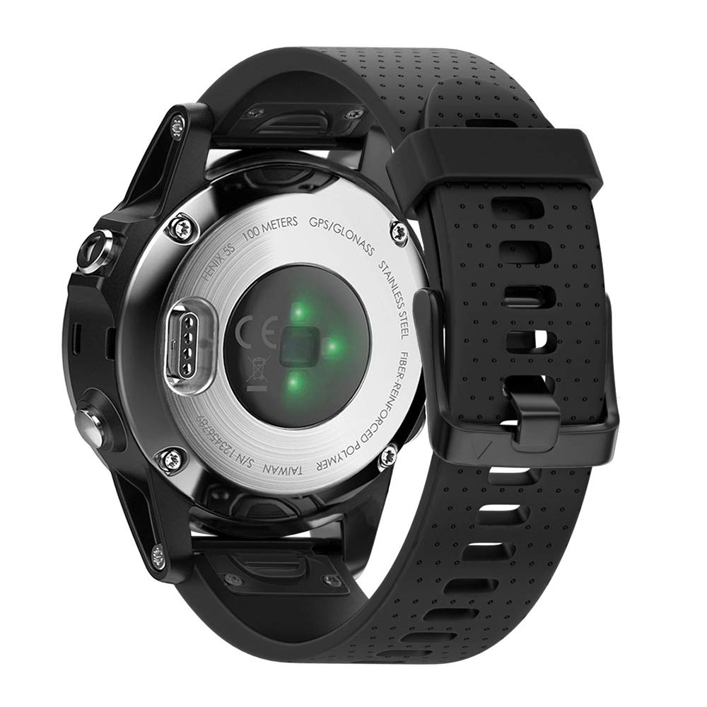 Notocity Compatible Fenix 5S Watch Band Fenix 6S Quickfit Soft Silicone Replacement Strap For Fenix 5S Plus/Fenix 6S Pro/Fenix 7