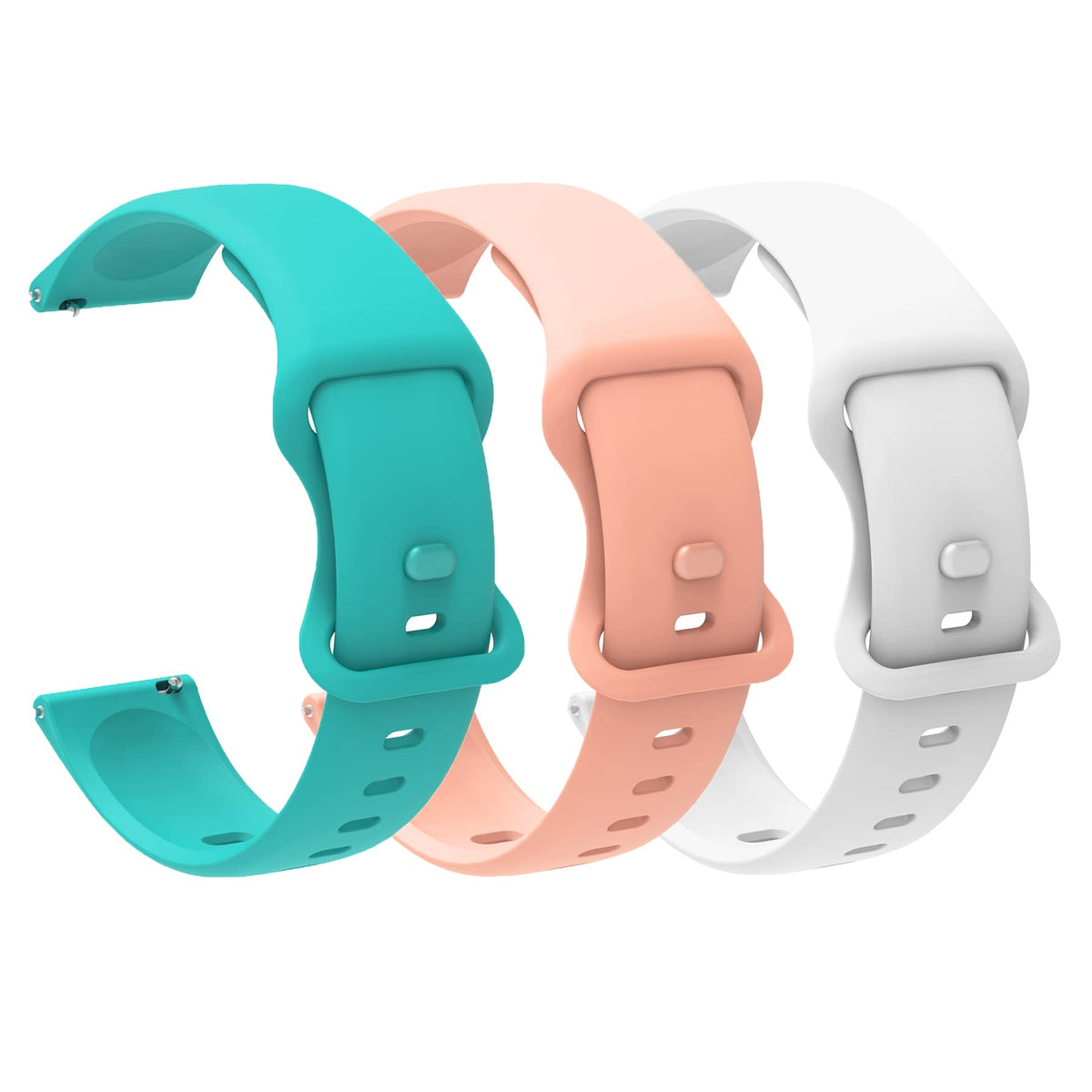 22Mm Watch Band, Lamshaw New Soft Silicone Sport Replacement Straps Compatible With Kaclut Smart Watch/Eigiis K57 Pro 1.96 Milit