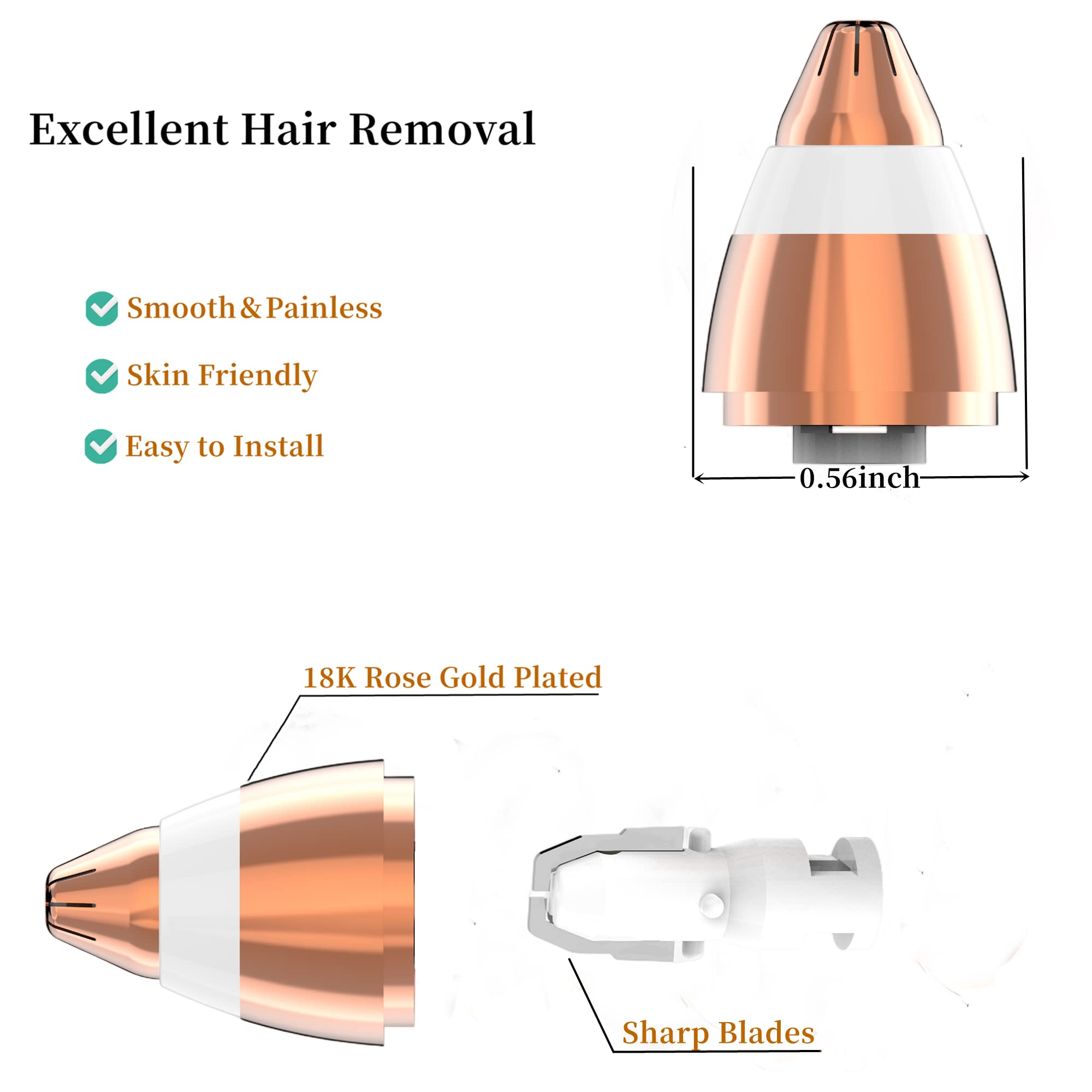 Finishing Touch Flawless Eyebrow Replacement Heads - Thumbnail 4