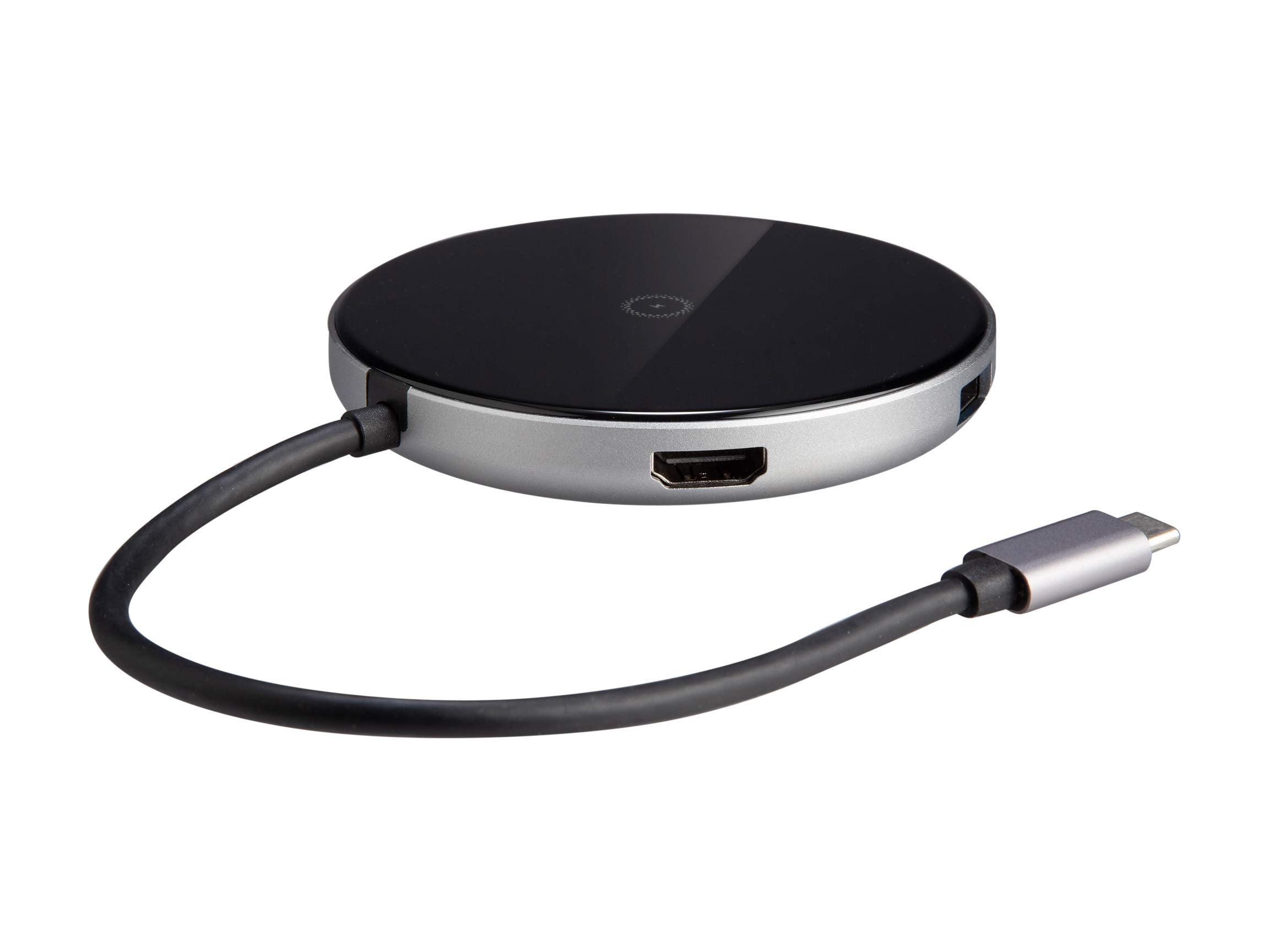 Rosewill 5 Port Usb C Hub With 10W Wireless Fast Charger And 4K Video Output (Rbwh 20016)