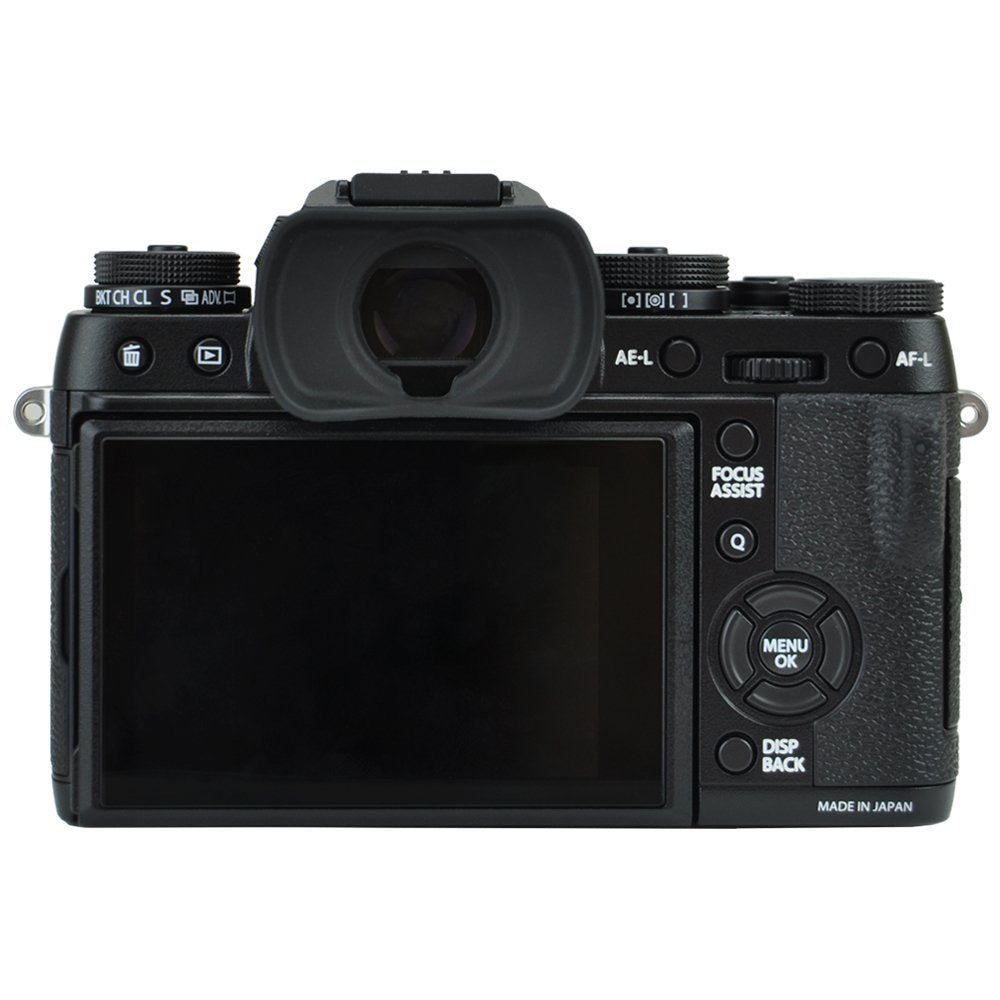 Jjc Ef-Xtl Soft Durable Silicone Eyecup Viewfinder For Fuji Fujifilm Gfx100 X-T1 X-T2 X-T3 Gfx-50S X-H1, Replaces Fujifilm Ec-Xt