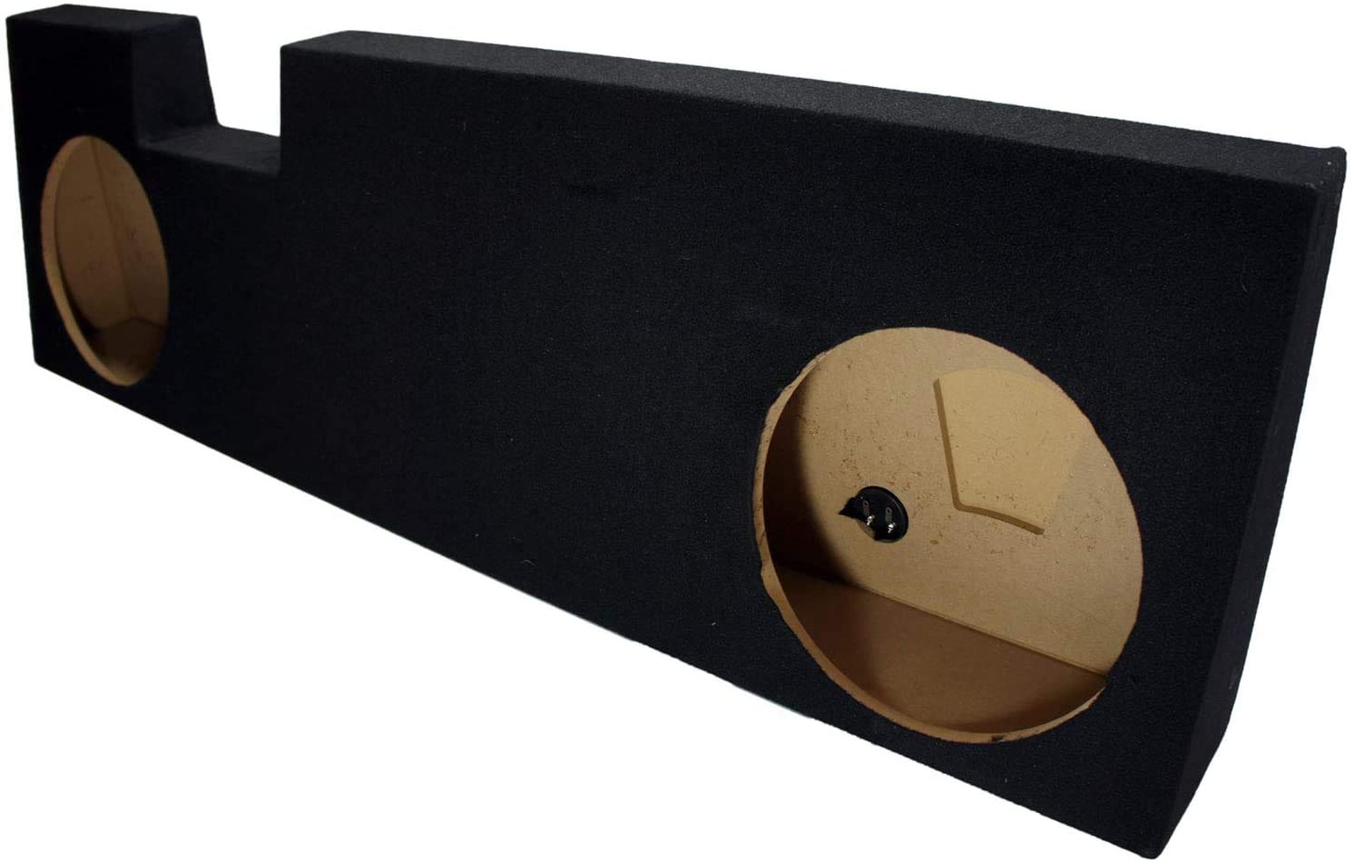 American Sound Connection Compatible With Ford F250 Or F350 Super Crew Cab Truck 2001 2014 Dual 12'' Subwoofer Sub Box Speaker E