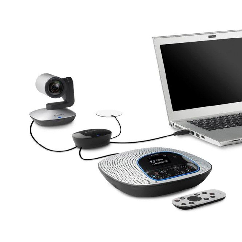 Logitech Conferencecam Cc3000E All In One Hd Video And Audio Conferencing System, 1080P Camera And Speakerphone