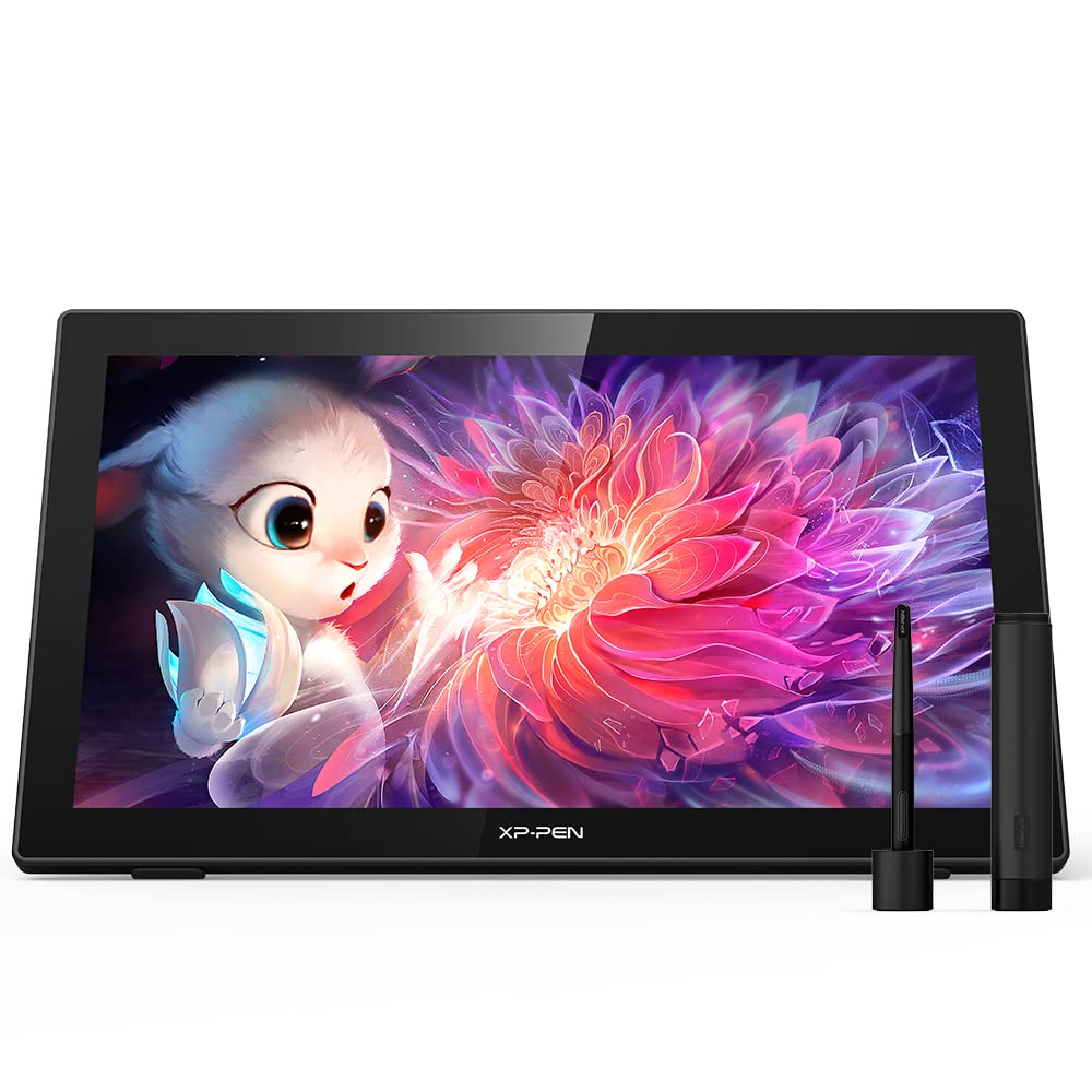 Drawing Tablet with Screen XPPen Artist 22 2nd Computer Graphics Tablet 122% sRGB with Tilt Function Battery-Free Stylus Adjusta