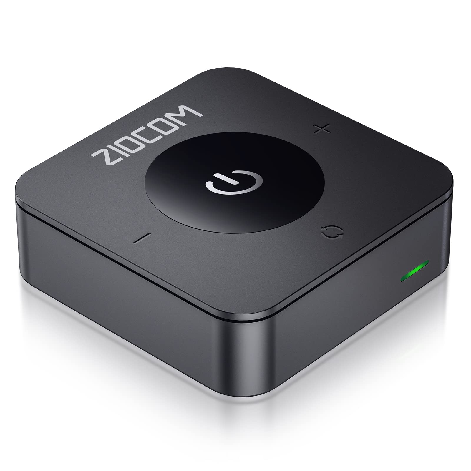 Ziocom Bluetooth 5.0 Transmitter Receiver, 2 In 1 Wireless Audio Adapter For Tv/Pc/ Mp3/ Speaker/Home Stereo (Optical, 3.5Mm Aux, Rca), Pairs 2 Devices Simultaneously