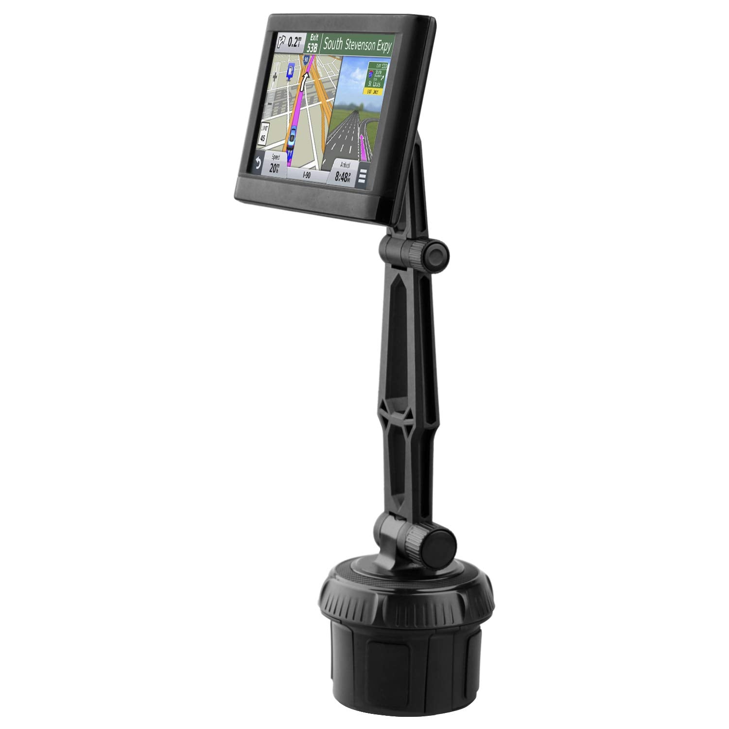 Gps Car Mount Cup Holder With Adjustable Arm For Garmin  Replacement Gps Cupholder Ball Mount For Garmin Nuvi Dezl Drive Drives