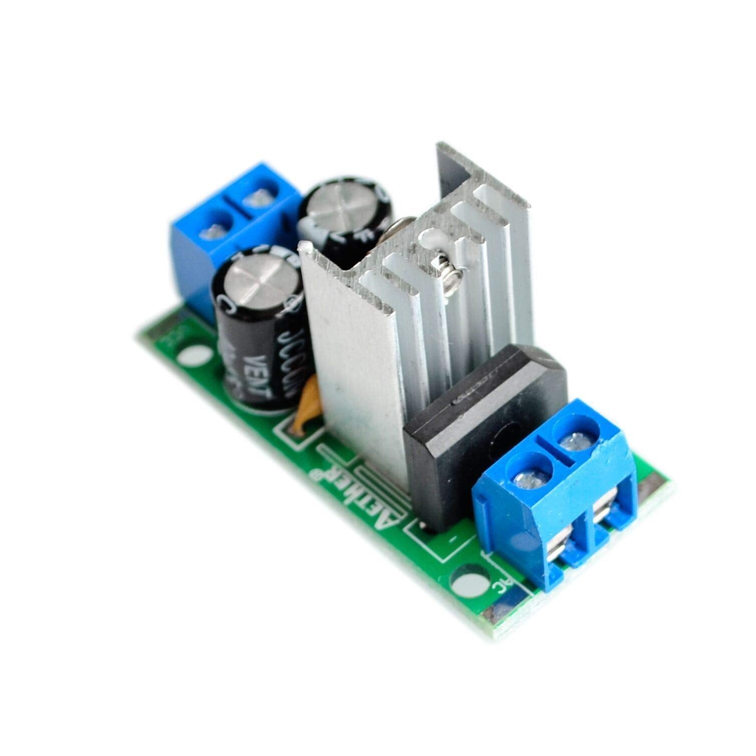Devmo 2Pcs 6 15V Ac Or Dc To 5V Dc L7805 Lm7805 Voltage Rectifier Regulator Power Supply Module