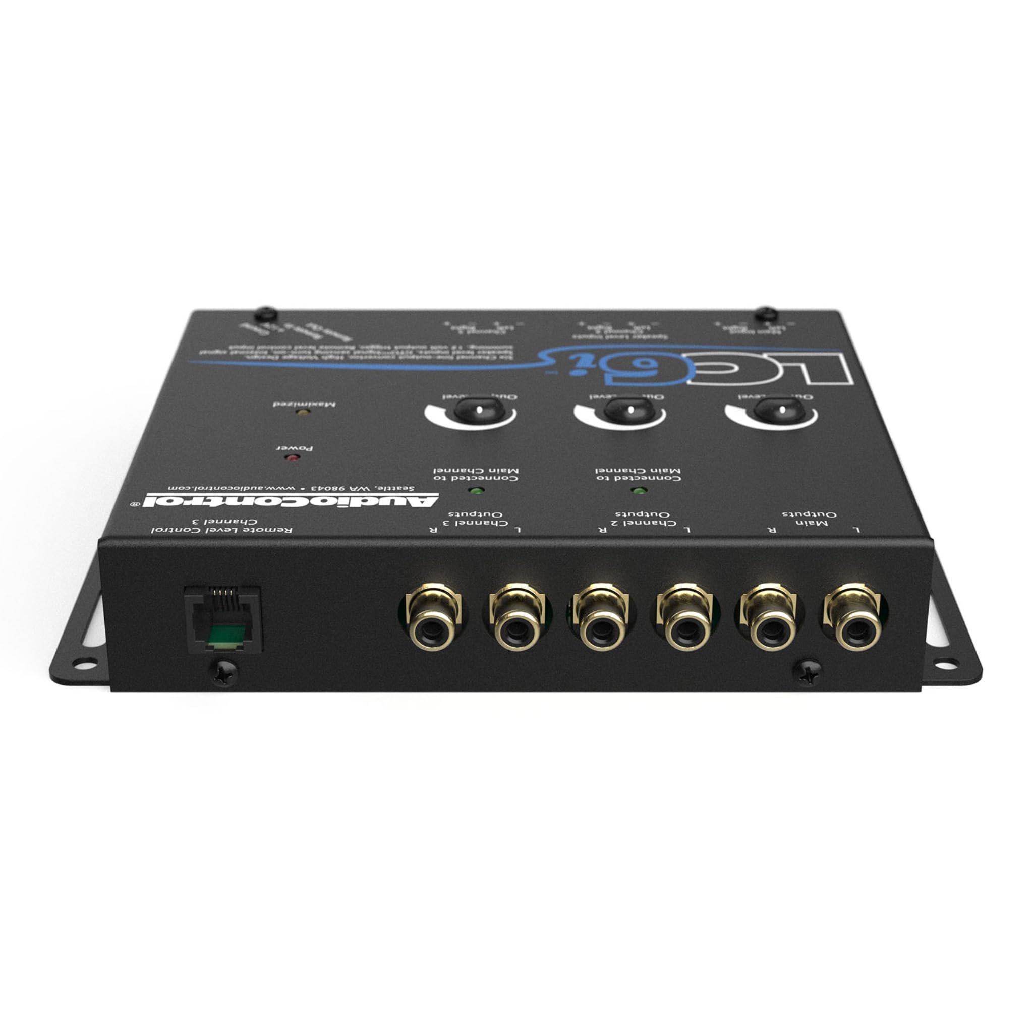 Audiocontrol Lc6I Black 6 Channel Line Out Converter With Internal Summing