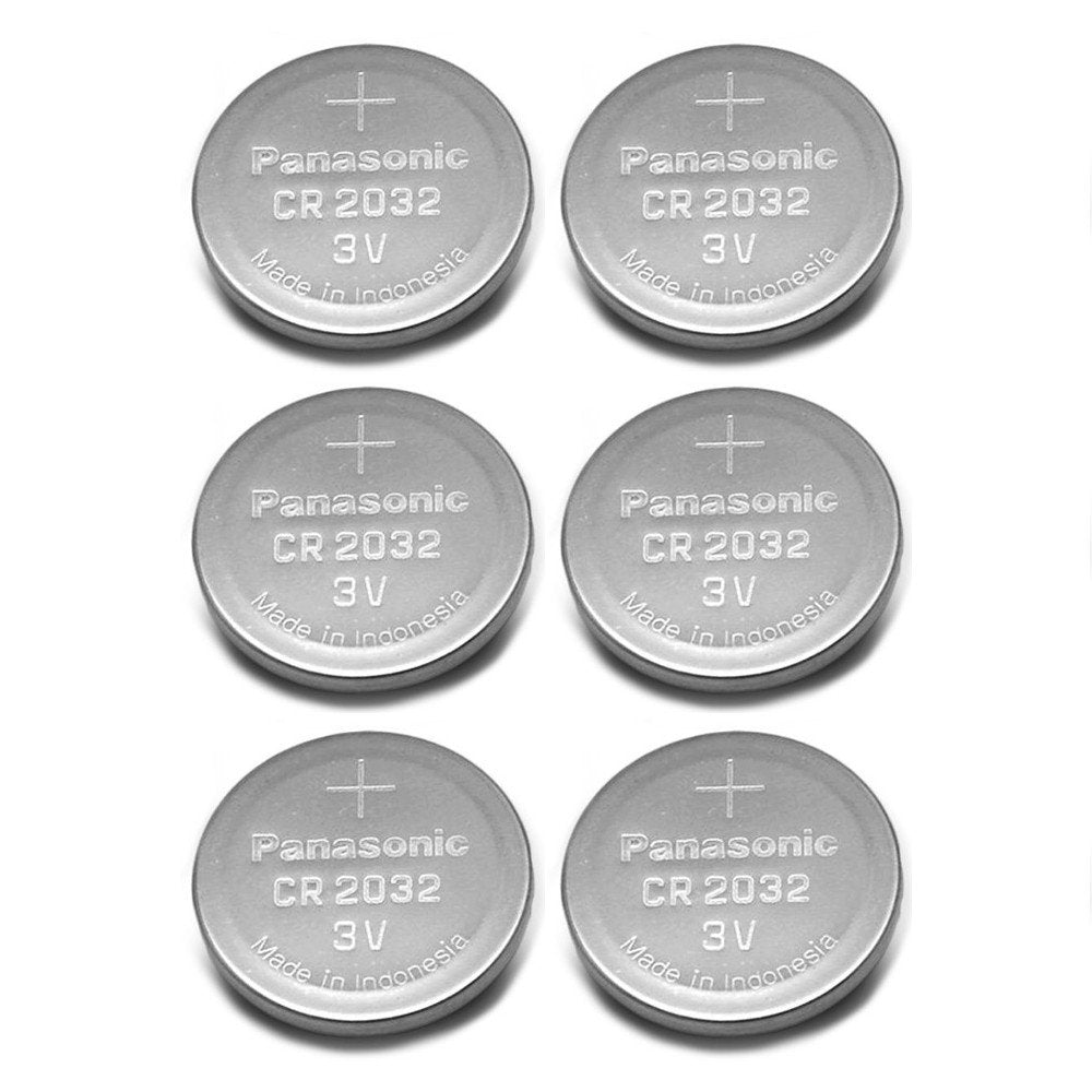 Panasonic Cr2032 3V Lithium Coin Battery (Pack Of 6)