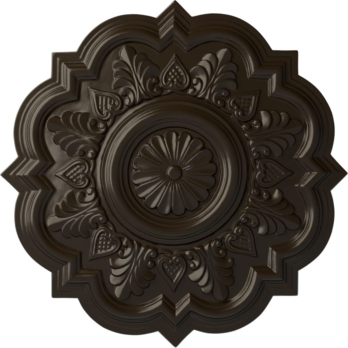 Ekena Millwork CM20DRSHF Deria Ceiling Medallion, Stone Hearth