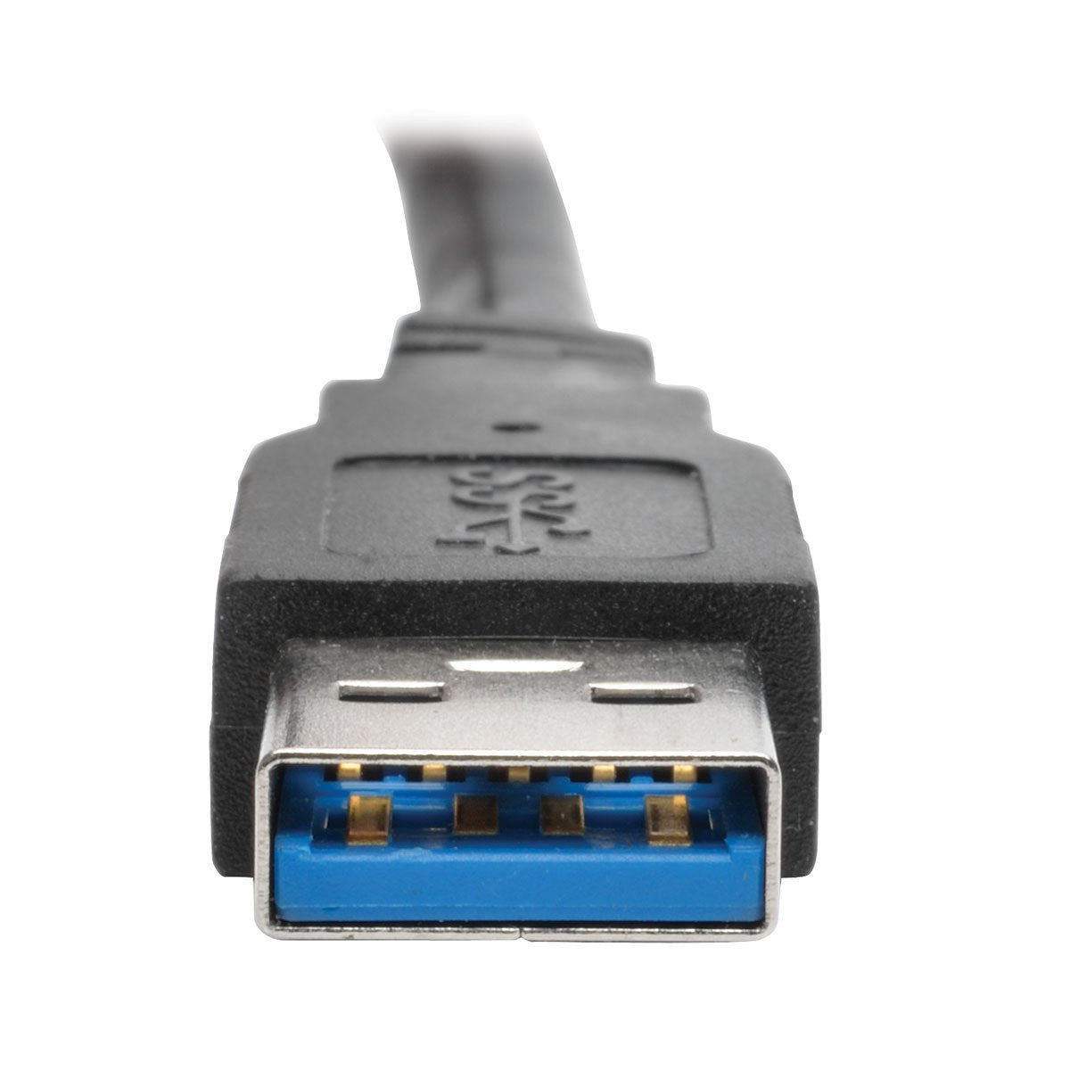 Tripp Lite Usb 3.0 Keystone/Panel Mount Extension Cable (M/F), Angled Connector, Black, 1 (U324 001 Kpa Bk)