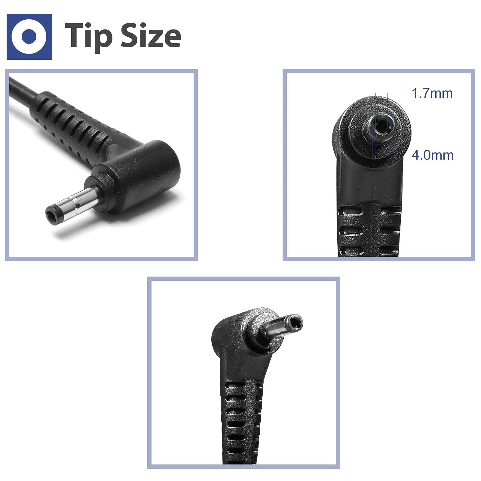 Laptop Charger For Lenovo Ideapad 1 1 14 1 15 1 11/3 5, Ac Adapter For 110 110S 310 320 330 330S, Power Cord For Laptop S145 S54