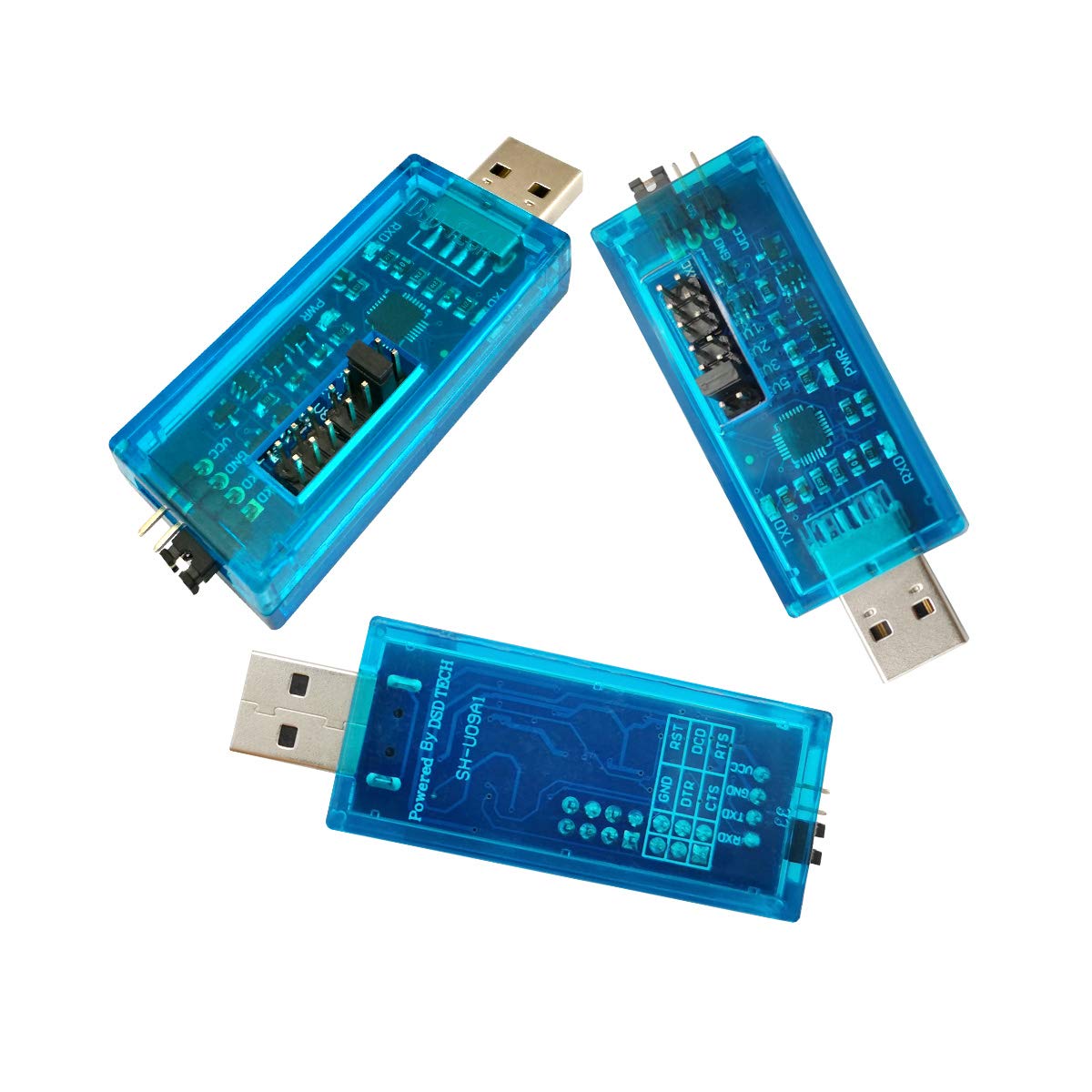 Dsd Tech Sh-U09A1 Usb To Ttl Adapter Support 1.8V 2.5V 3.3V 5V Logic Level