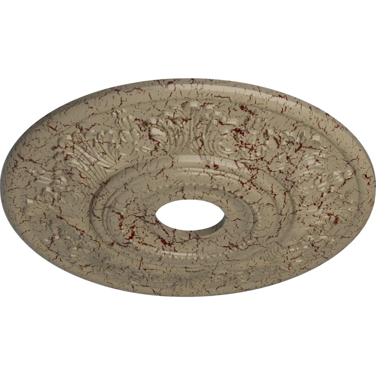 Ekena Millwork Cm20Vigdc Vienna Ceiling Medallion, Gobi Desert Crackle