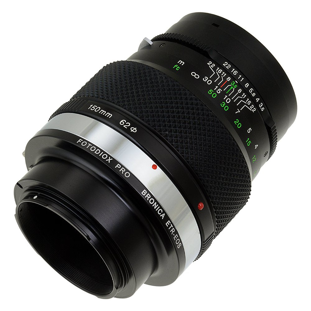 Fotodiox Pro Lens Mount Adapter   Bronica Etr Mount Slr Lenses To Canon Eos (Ef, Ef S) Mount Slr Camera Body