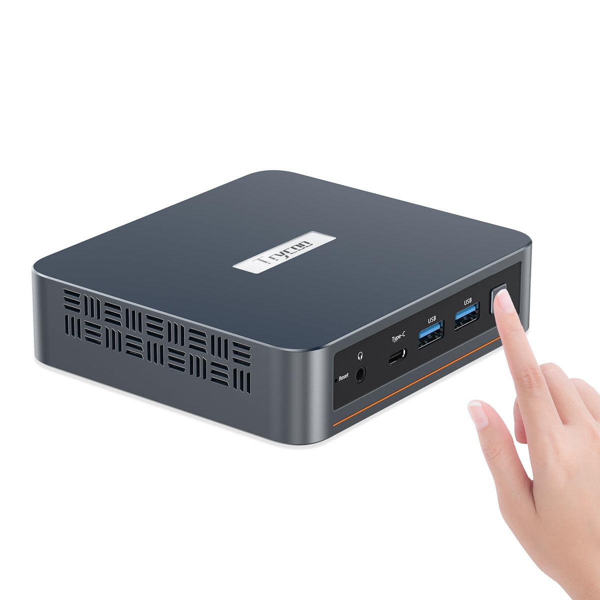 Trycoo Wi 6 Pro Mini Pc, Intel 12Th N100(3.4Ghz) Mini Desktop Computers,8Gb Ddr4 Ram 256Gb Ssd Micro Pc Support 4K@60Hz Triple O