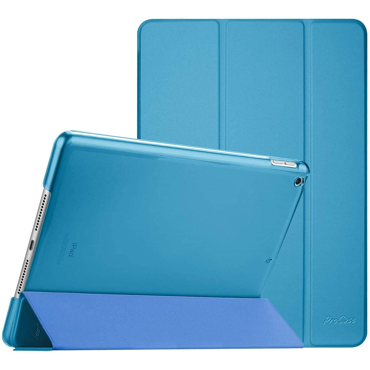 Procase For Ipad 9Th Generation 2021/ Ipad 8Th Generation 2020/ Ipad 7Th Generation 2019 Case, 10.2 Ipad Case Ipad Cover 9Th Generation  Lightblue