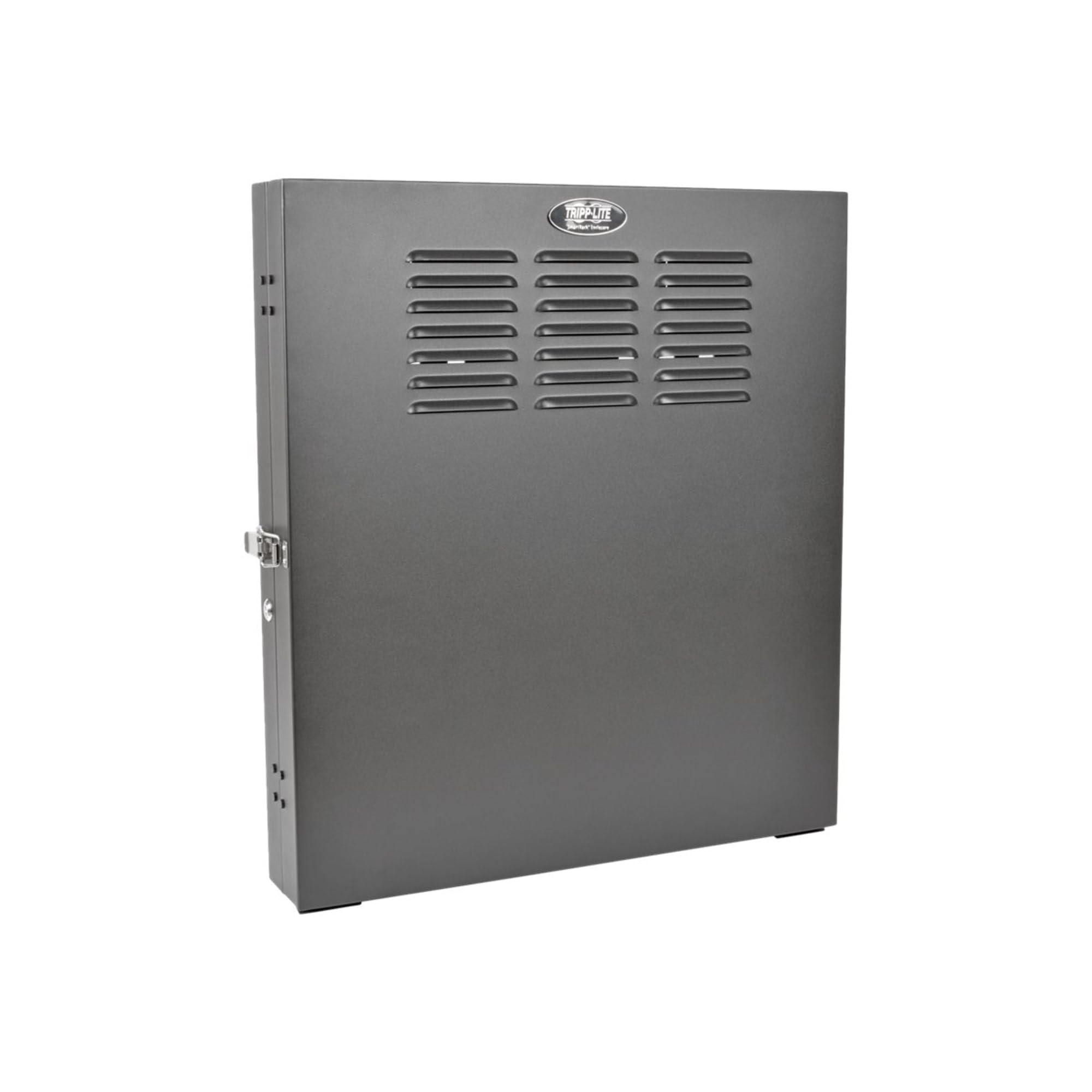 Tripp Lite 2U Vertical Wall Mount Rack Enclosure Cabinet, Low Profile, Switch Depth, 20'' Deep, Black (Srwf2U)