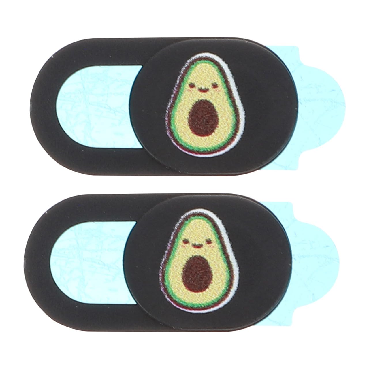 ARTIBETTER Avocado Pattern Webcam Cover Thin Web Privacy Protector Slide for Laptop Computer Tablet Front Facing Cover Easy Open
