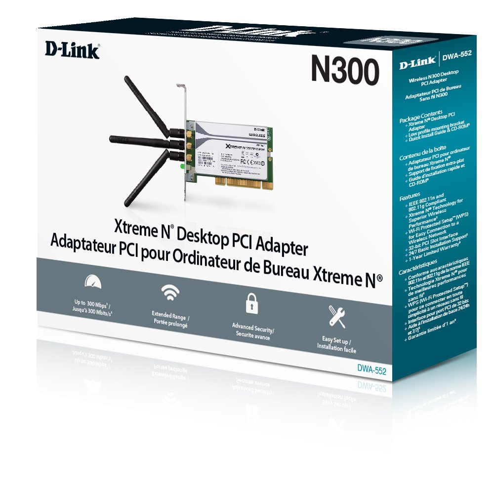 D-Link Dwa-552 Extreme-N Wireless Pci Adapter