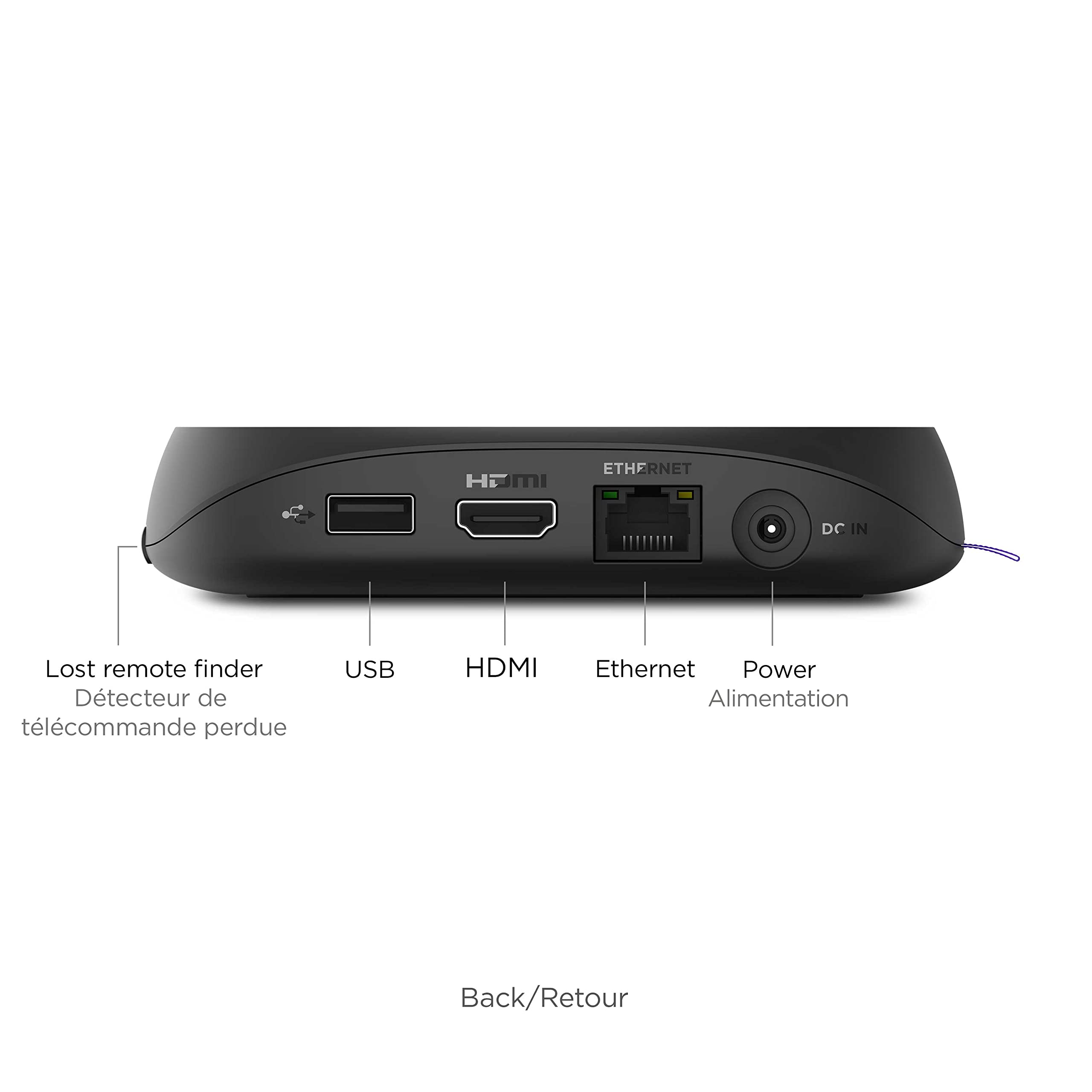 Roku Ultra Lt (4K/Hdr/Hd) Streaming Player With Enhanced Voice Remote, Ethernet W/Premium 6Ft 4K Ready Hdmi Cable & 64Gb Microsd For Faster Channel Loading (Us Version)