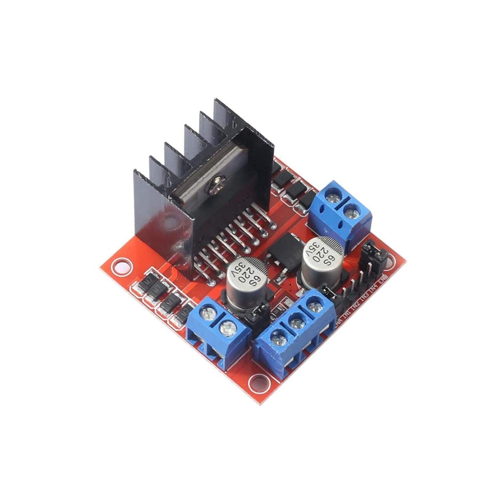 2Pack L298N Motor Drive Controller Board Module Dual H Bridge Dc Stepper Compatible With Ar Duino Electric Projects, Smart Car R