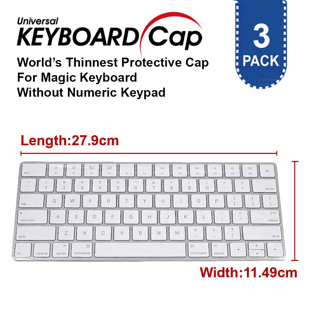 Green Onions Supply Fully Covered Flat Style 0.025Mm Wipeable Superb Tactile Feeling Waterproof Anti Dust Keyboard Cap Cover For