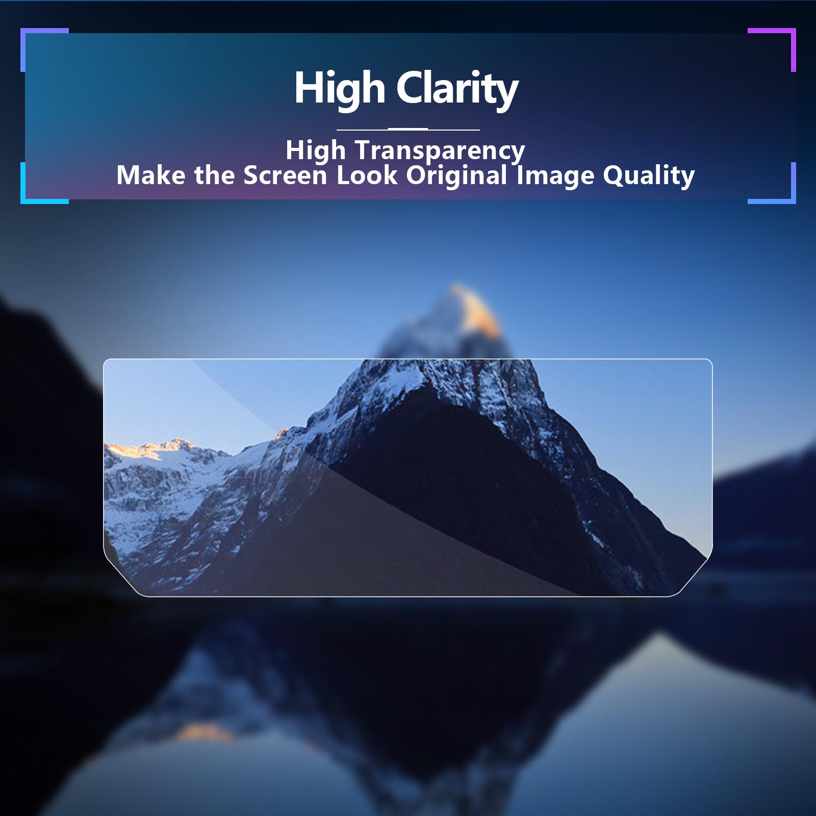 Sxcy For 2024 Gmc Acadia Accessories 2024 Acadia (Elevation/At4/Denali) Instrument Touch Radio Display Screen Protector 11 Inch[2Pcs Nano]