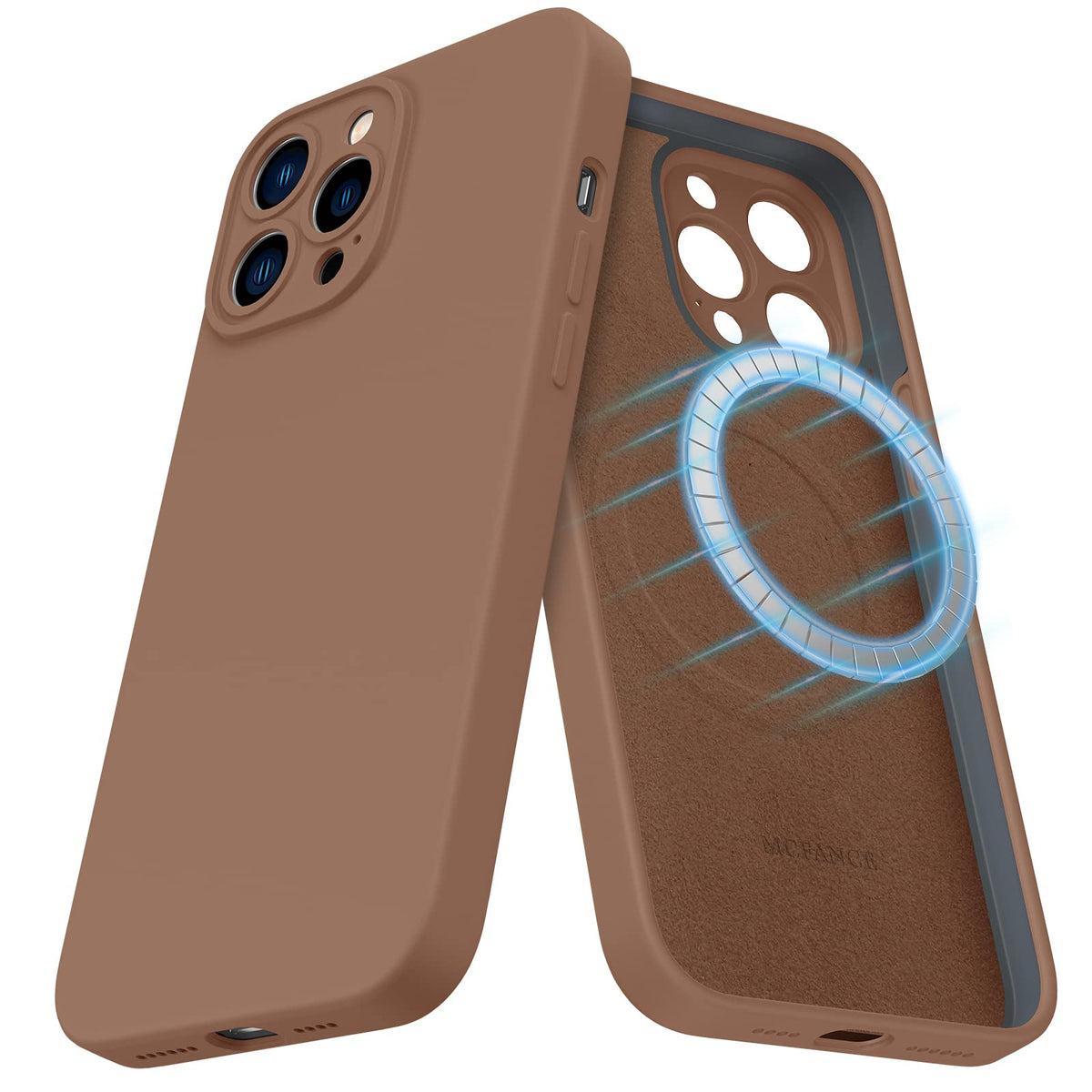 Mcfance Silicone Magnetic Case For Iphone 13 Pro Magsafe Case Silicone Phone Case With Microfiber Lining For Iphone 13 Pro 6.1 I