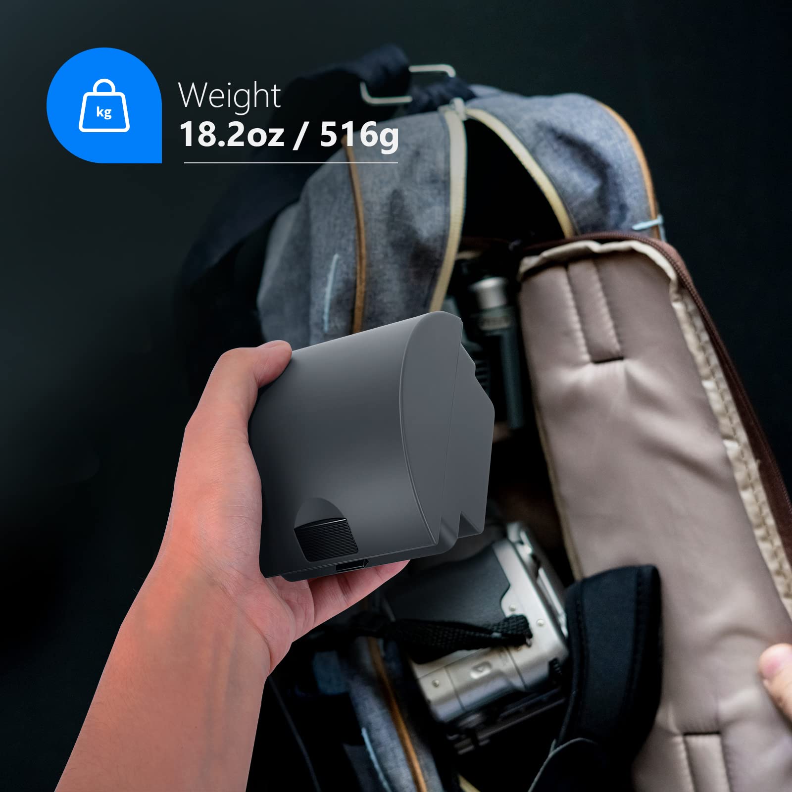 Neewer Li-Ion Battery High Capacity Rechargeable Flash Spare Battery For Q300, Vision 4, Ml300 Outdoor Studio Flash Strobe