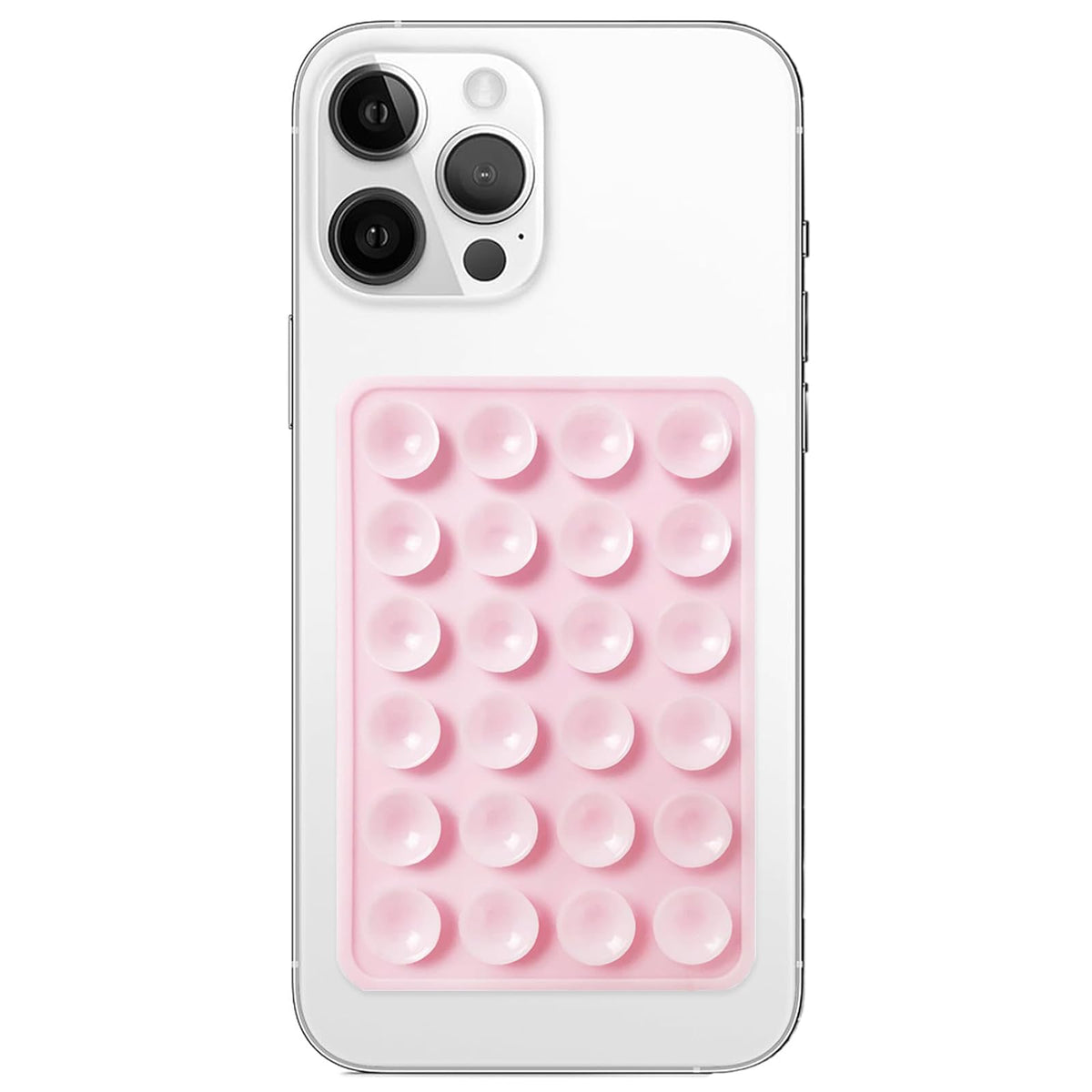 Galundge Silicone Suction Phone Case Mount, Non Slip Sticky Phone Grip For Cellphone, Silicon Adhesive Suction Cup Phone Mount, 