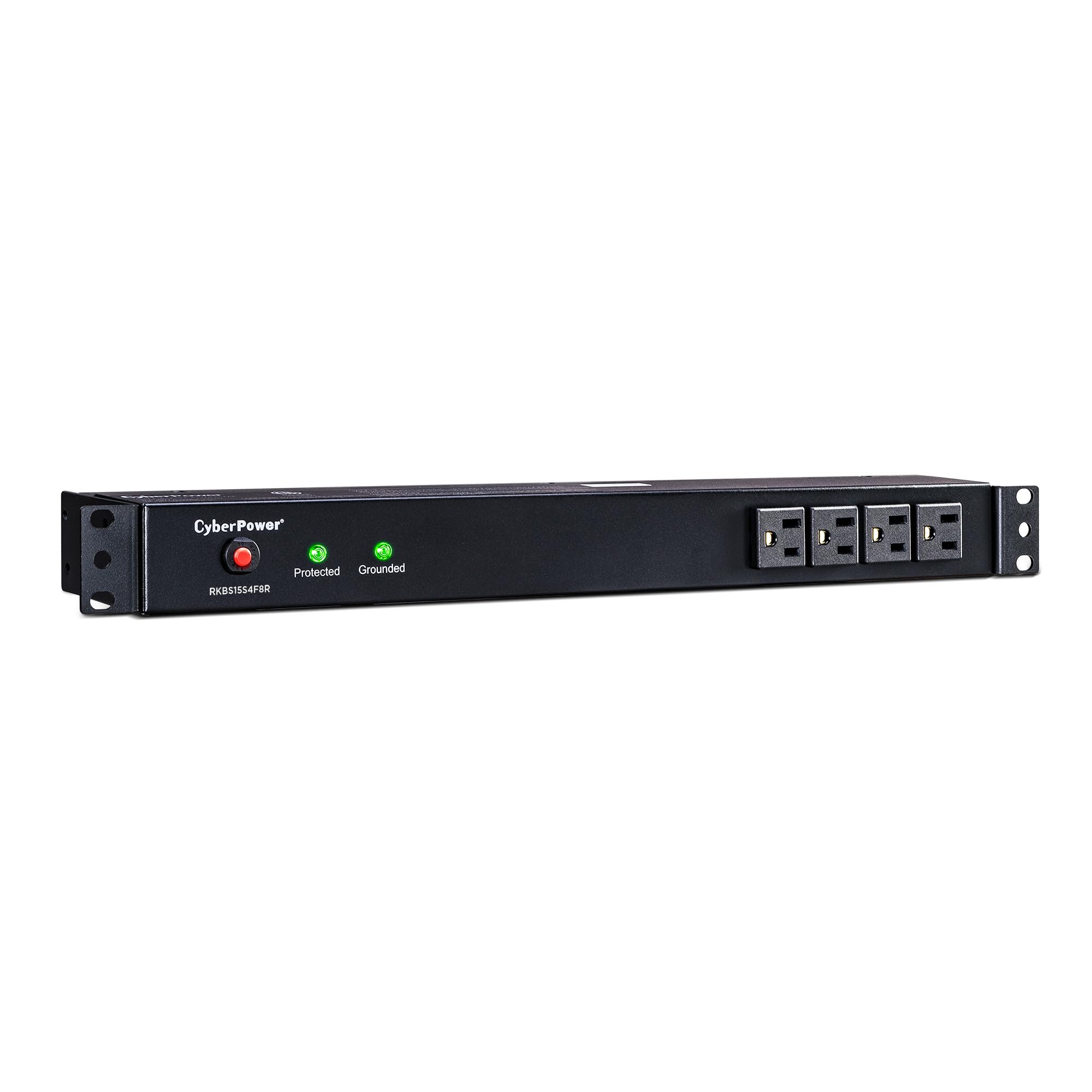 Cyberpower Rkbs15S4F8R Rackbar Surge Protector, 120V/15A, 12 Outlets, 15 Foot Power Cord, 1U Rackmount