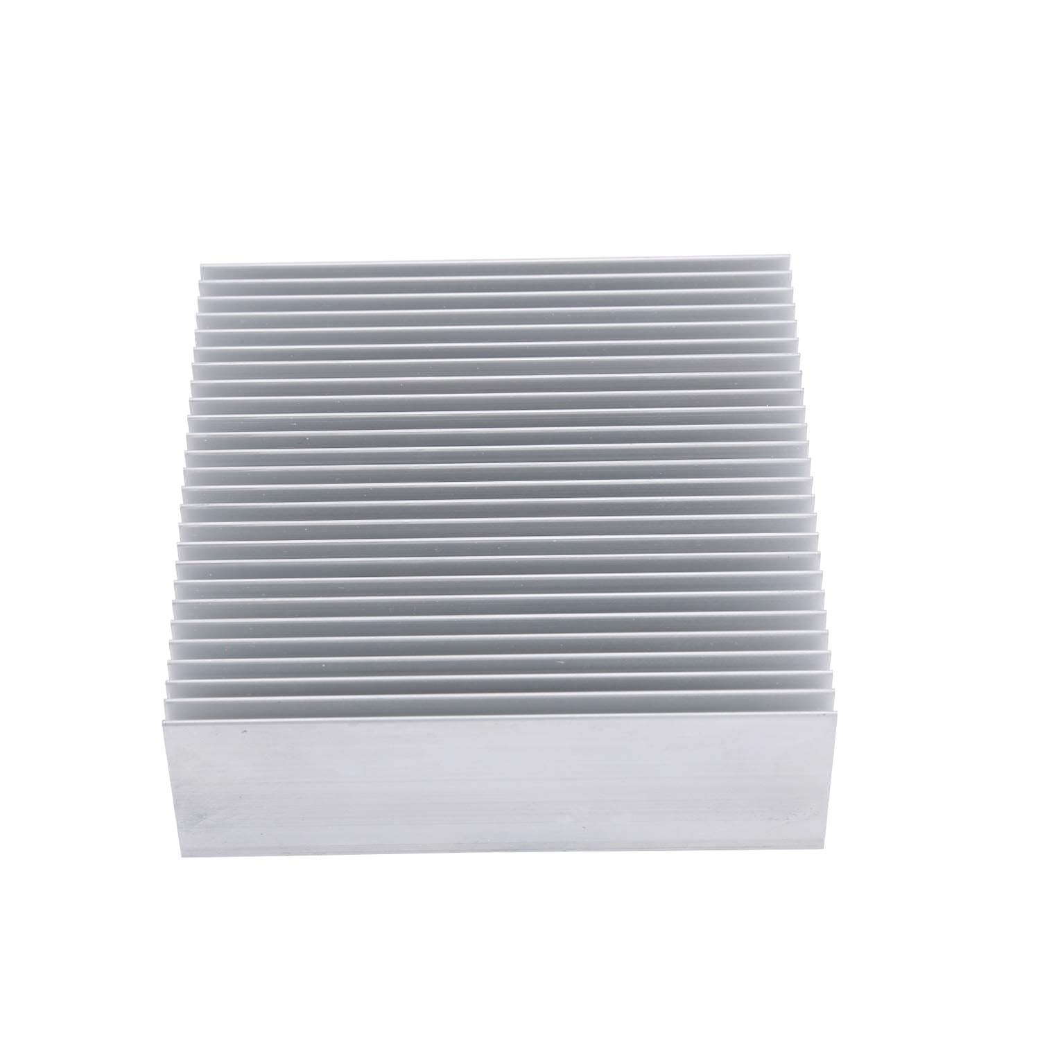 Awxlumv Aluminum 80Mm Heat Sink 3.15X3.15X1Inch/ 80X80X27Mm Heatsink Large Radiator Circuit Board Cooling Cooler 26 Fins For Led