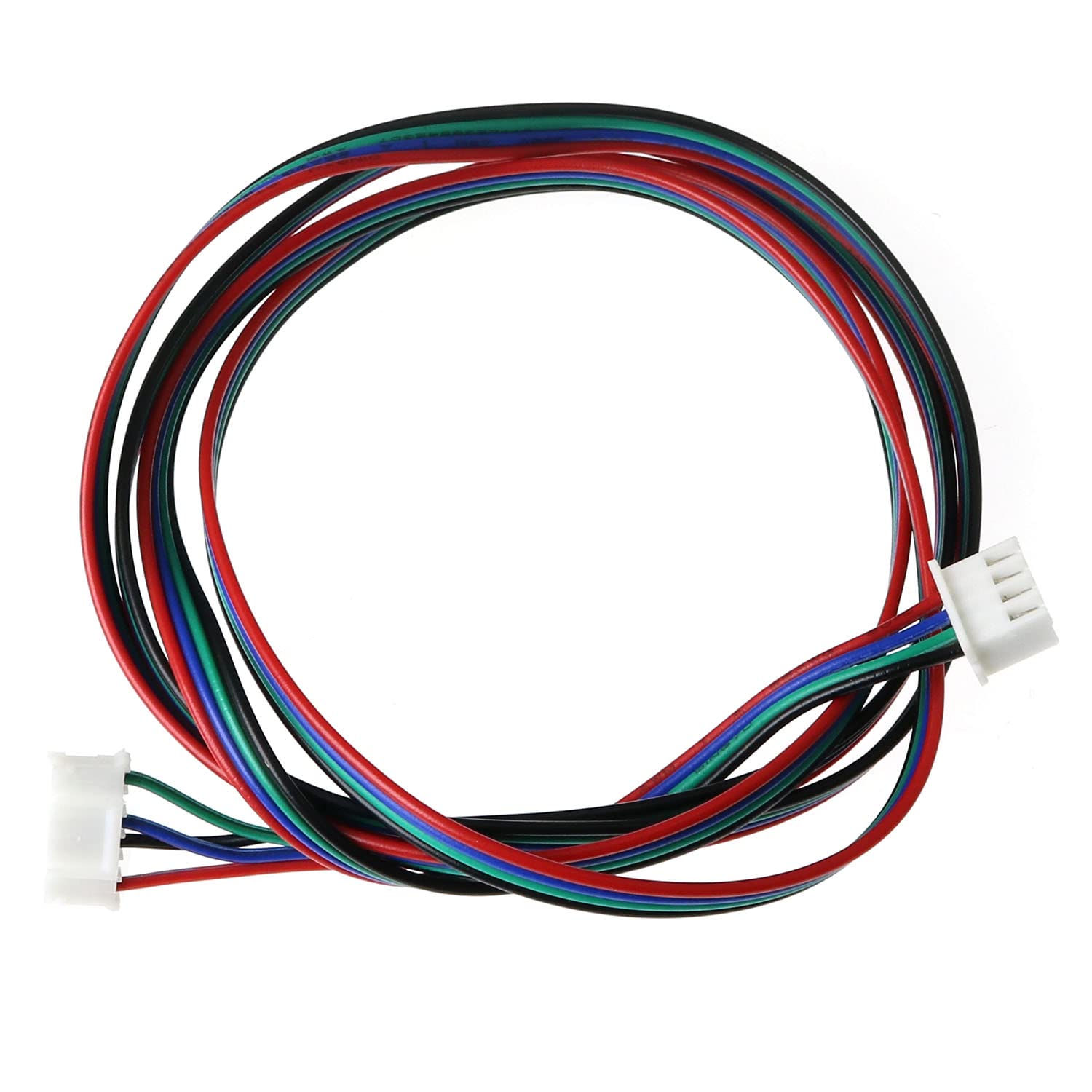 Rlecs 6Pcs 1M 39.4 Inch Stepper Motor Cables Lead Wire Hx2.54 4 Pin To 6 Pin 3D Printer Parts