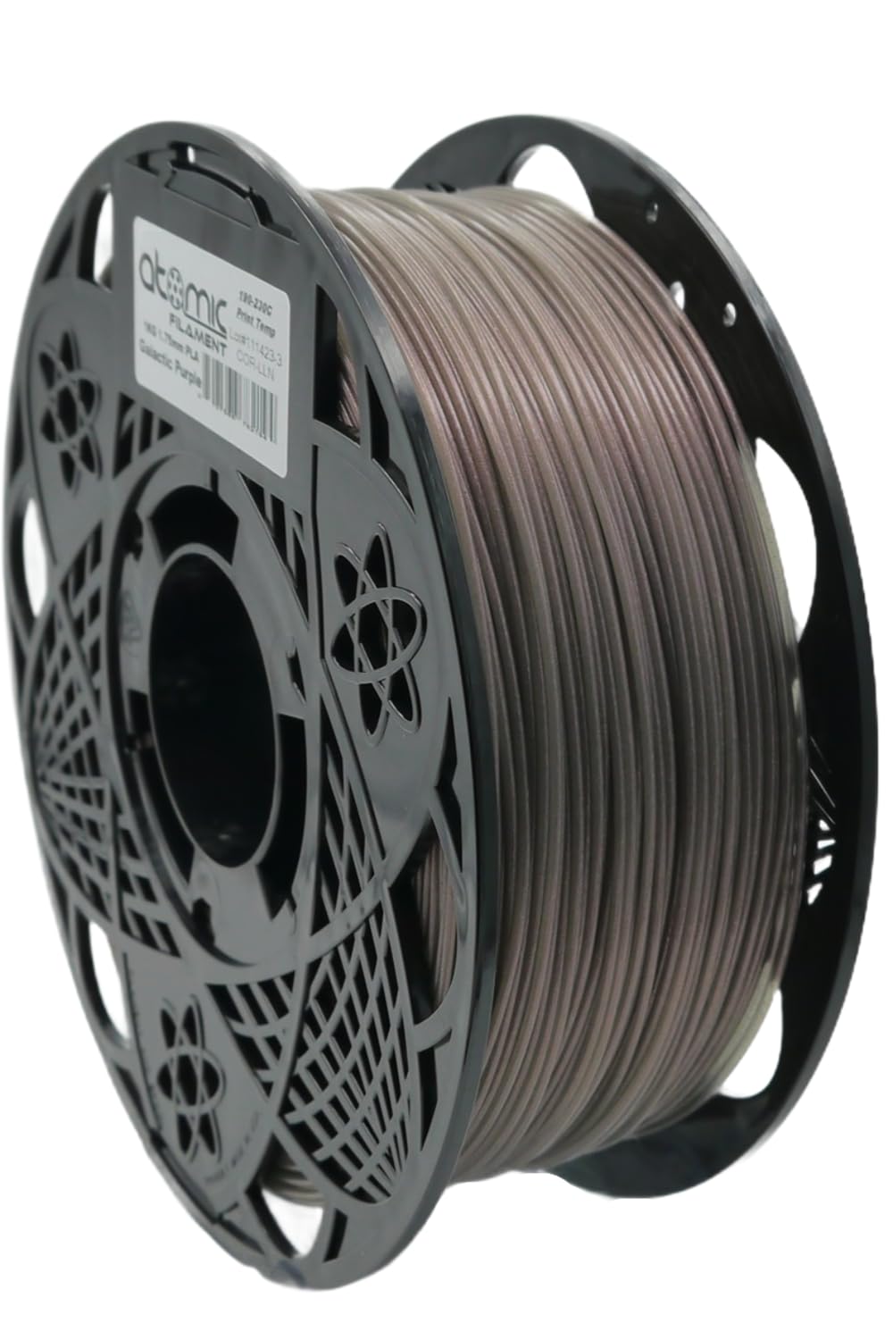Atomic Filament Galactic Purple Translucent Iridescent 3D Printer Pla Filament 1.75 Mm | Dimensional Accuracy 99% Probability +/