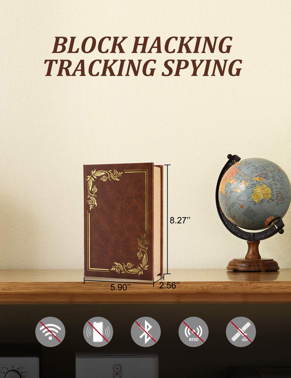 Monojoy Faraday Box For Key Fob: Key Fob Signal Blocker Box, Faraday Key Fob Protector Box, Rfid Key Fob Protector, Faraday Cage