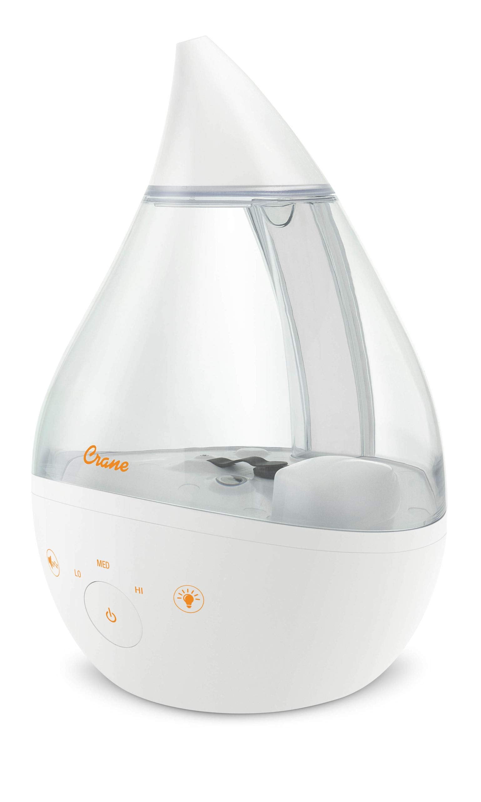 Crane Ultrasonic Humidifiers For Bedroom And Office, 1 Gallon 4 In 1 Cool Mist Air Humidifier For Large Room And Home, Humidifie