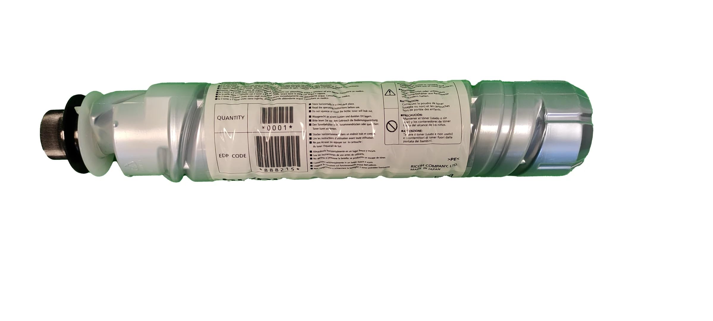 RICOH 888215 Type 1130D Toner, 9,000 Pages Yield, Black