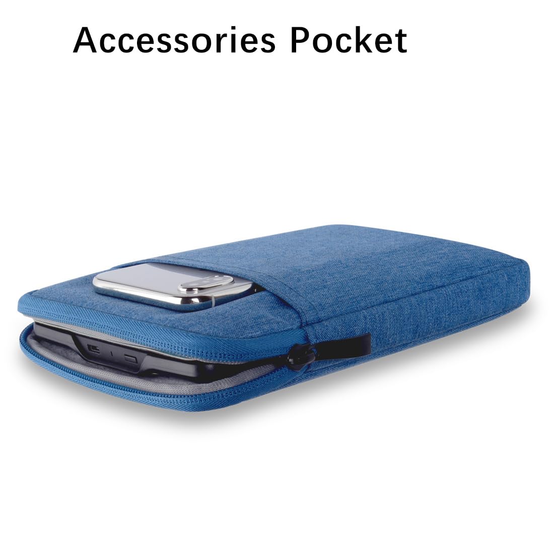 E Reader Sleeve Case Bag For 6 Inch Ebook Reader Tablet Protective Cover Pouch (Black)