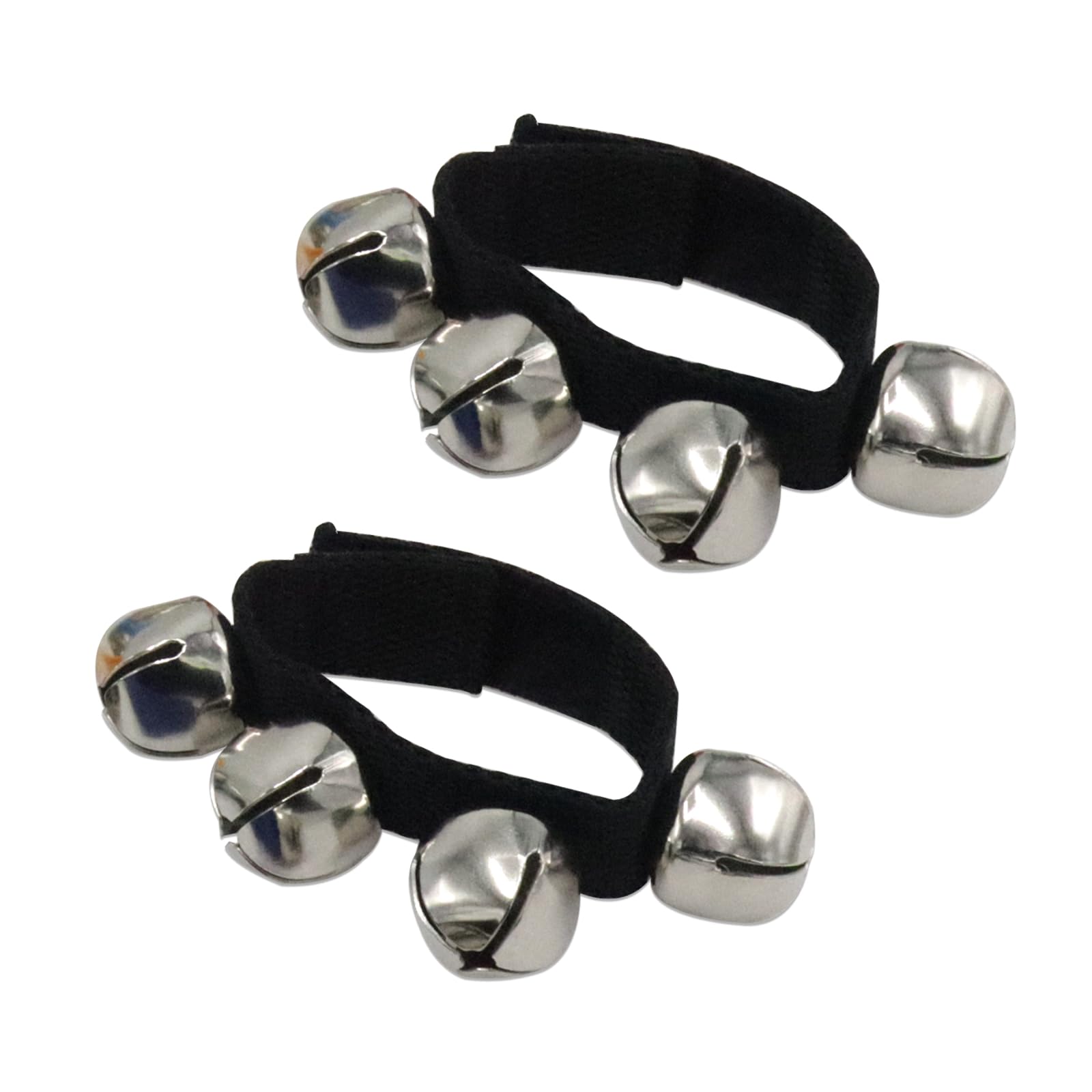 CashBeat Wrist Bells Set of 2, Adjustable Jingle Bells for Wrist/Ankle, Percussion Accessory for Dance, Fitness, Stage Performan