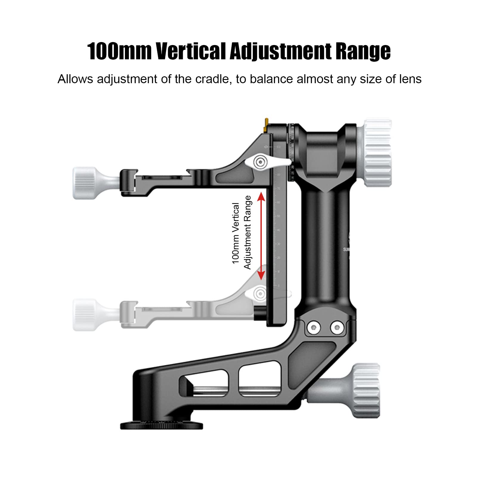 Sunwayfoto Gh 02 Gimbal Head Aluminum Load 66 Lbs(30 Kgs