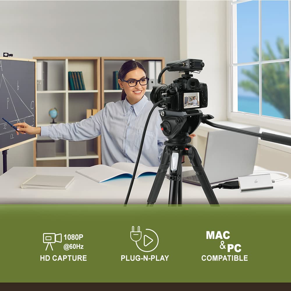 Iogear Video Capture Adapter   Hdmi To Usb C/Usb A, Guv301