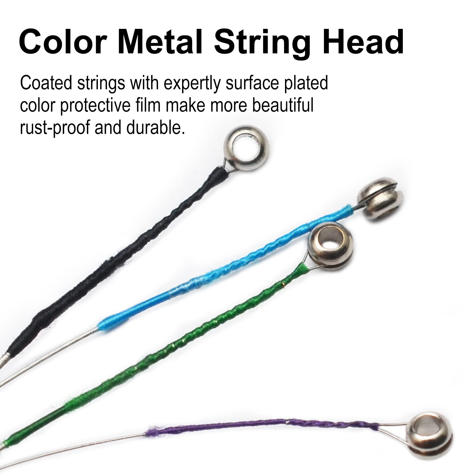 Maxcheer Violin String Copper Nickel Alloy Wound Alloy Steel Core .010 .033 Violin Parts