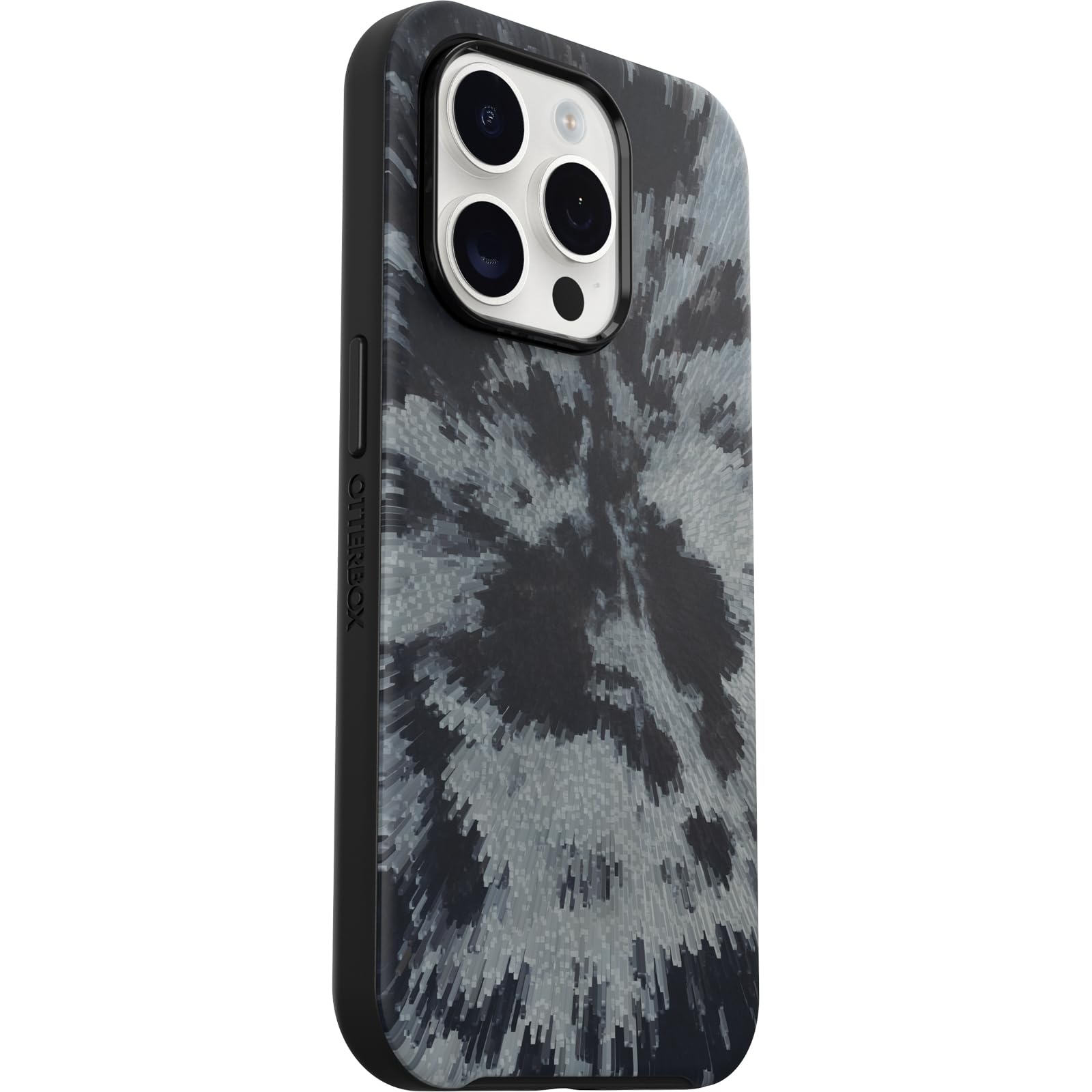 Otterbox Iphone 15 Pro (Only) Symmetry Series Case   Burnout Sky (Black), Snaps To Magsafe, Ultra Sleek, Raised Edges Protect Ca