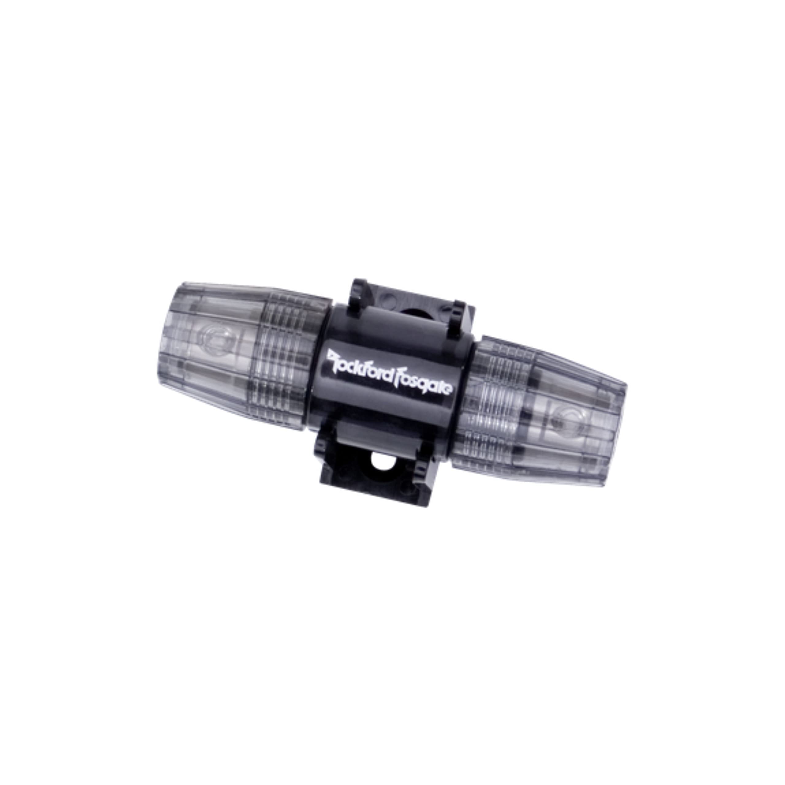 Rockford Fosgate Single In Line Agu Fuse Holder For 4 Awg Or 8 Awg Wire